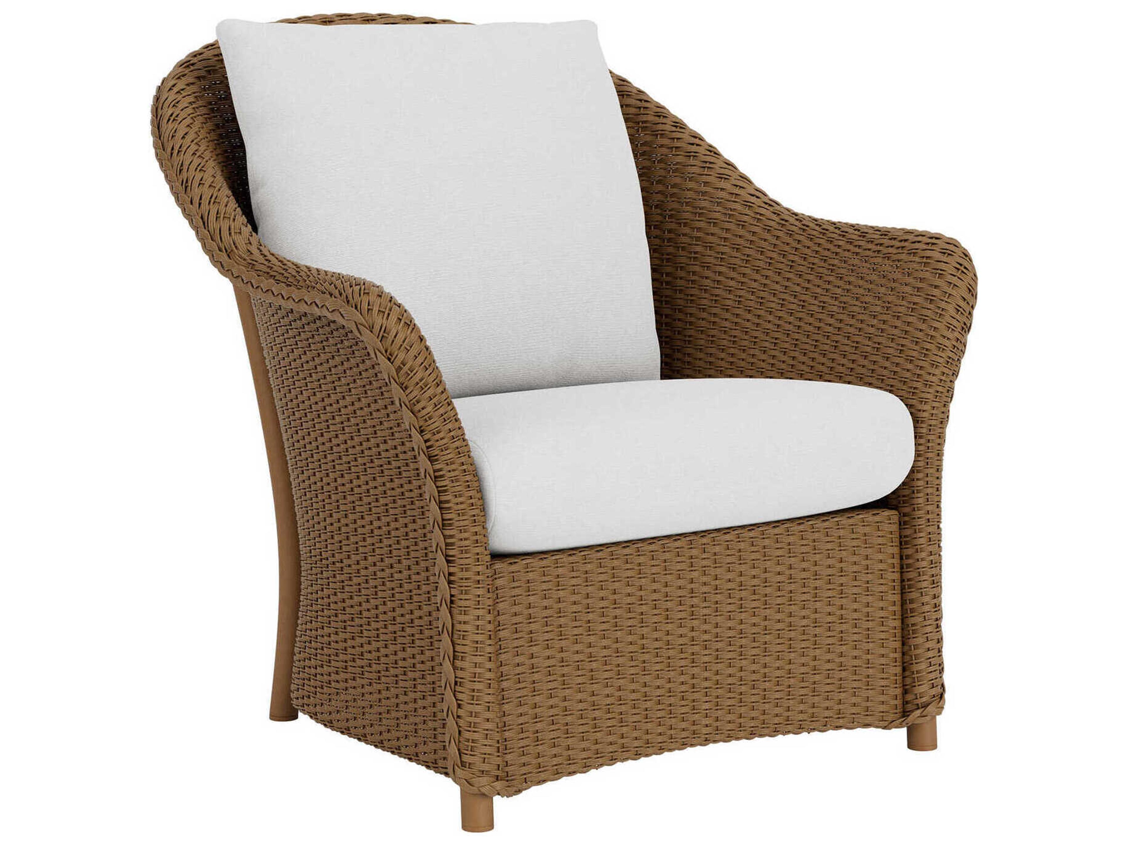 Lloyd Flanders Weekend Retreat Wicker Outdoor Patio Lounge Chair