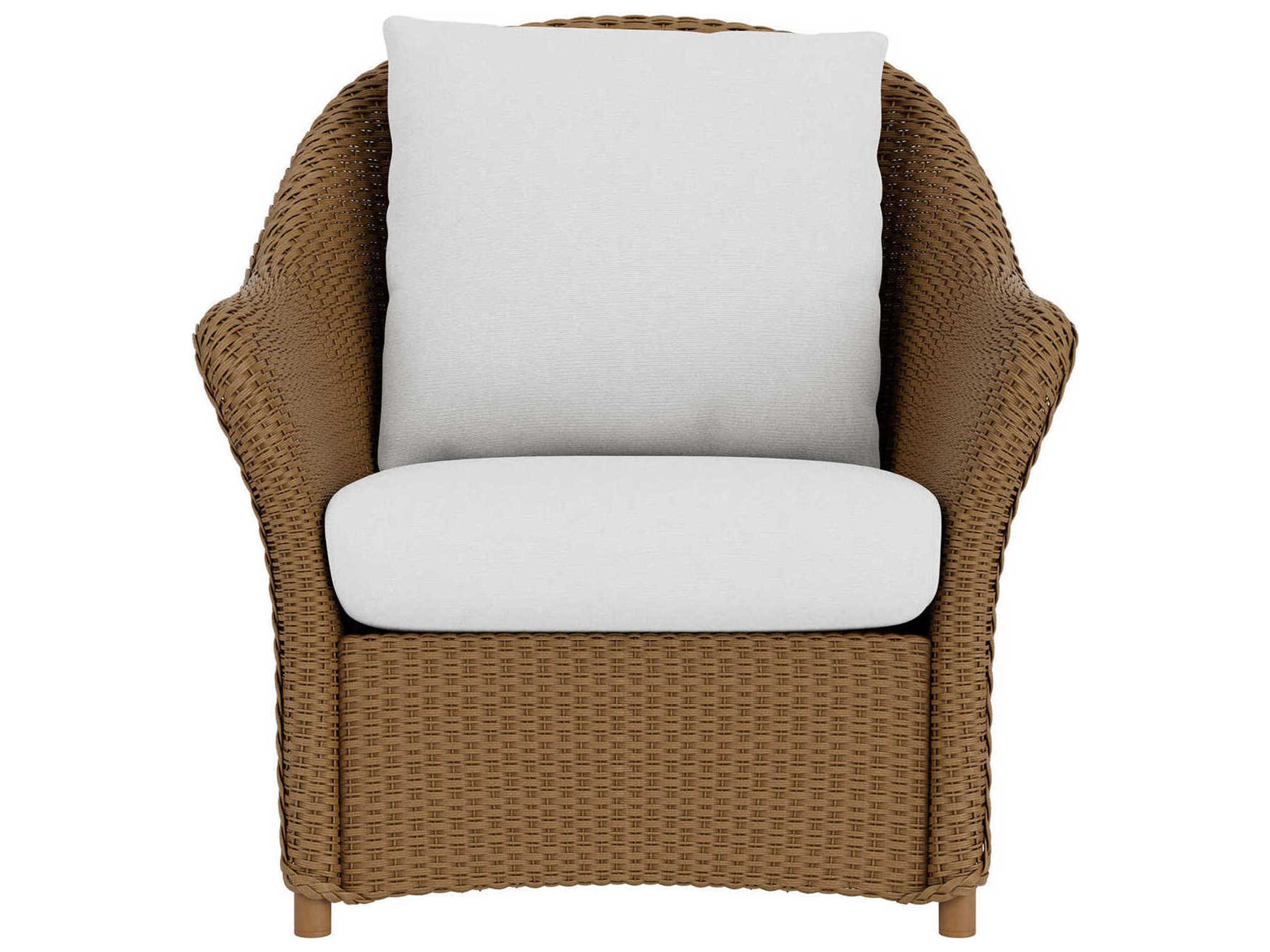 Lloyd Flanders Quick Ship Weekend Retreat Wicker Outdoor Patio Lounge Chair