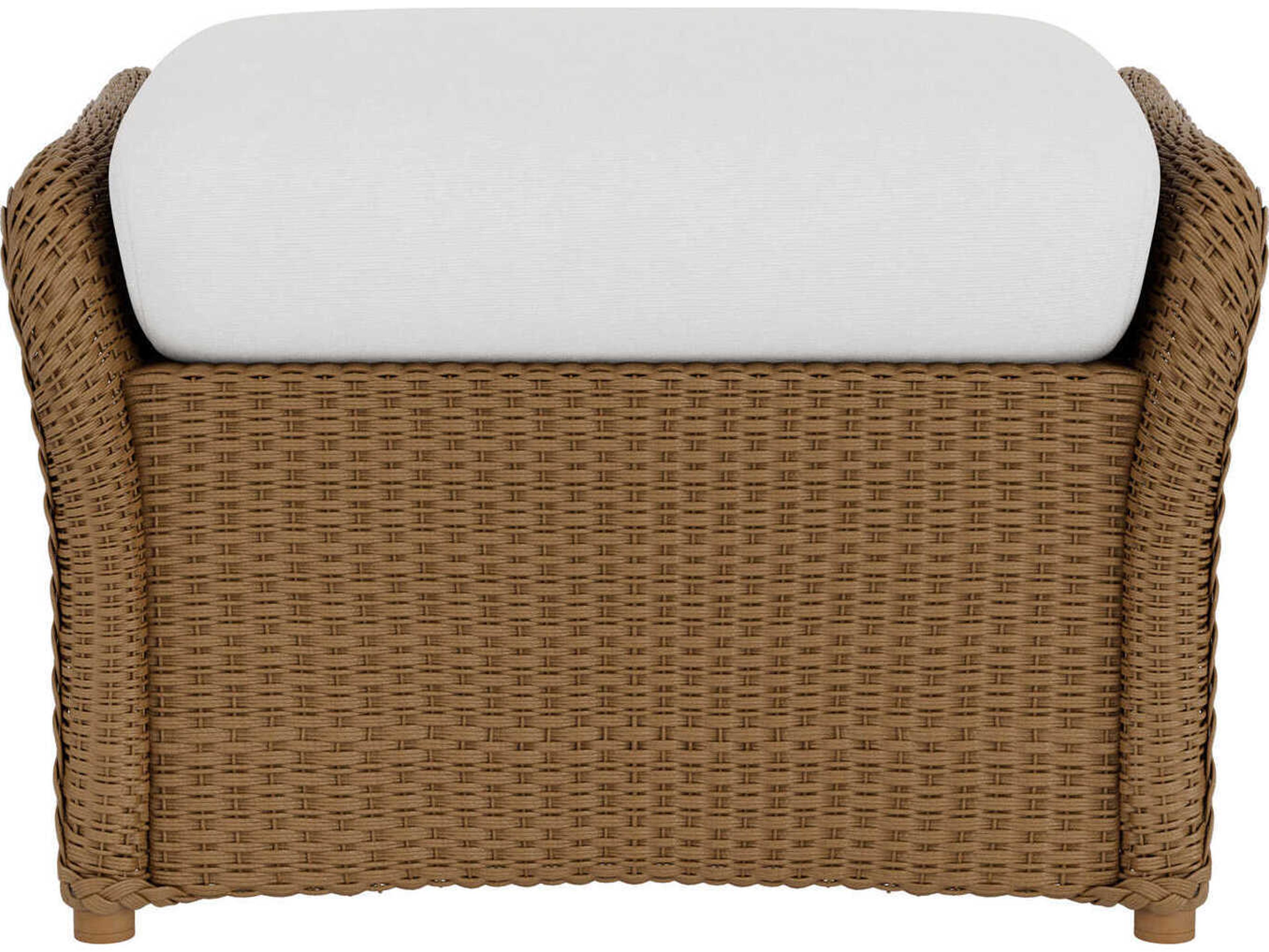 Lloyd Flanders Quick Ship Weekend Retreat Wicker Outdoor Ottoman