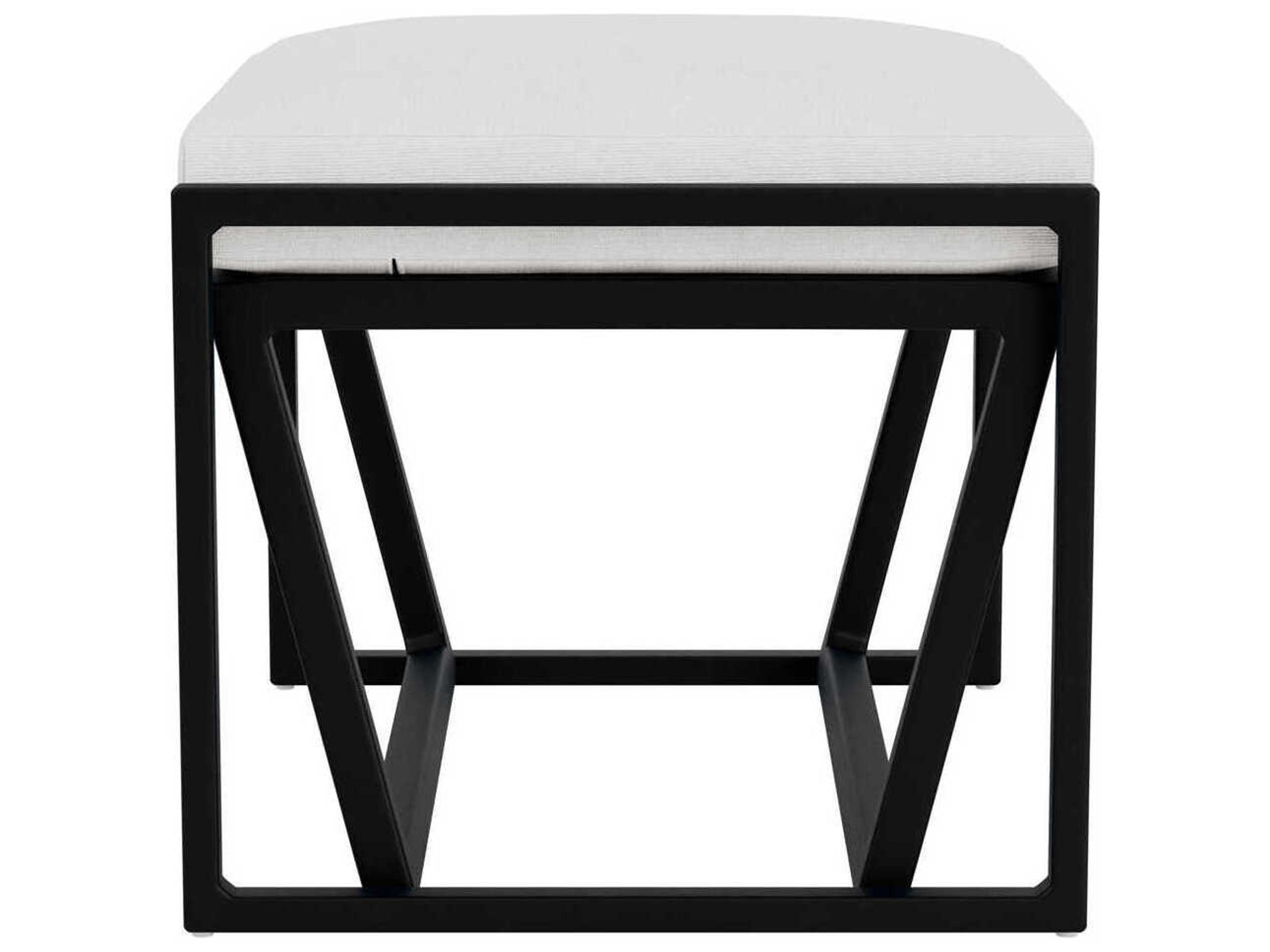 Lloyd Flanders Summit Aluminum Outdoor Patio Ottoman