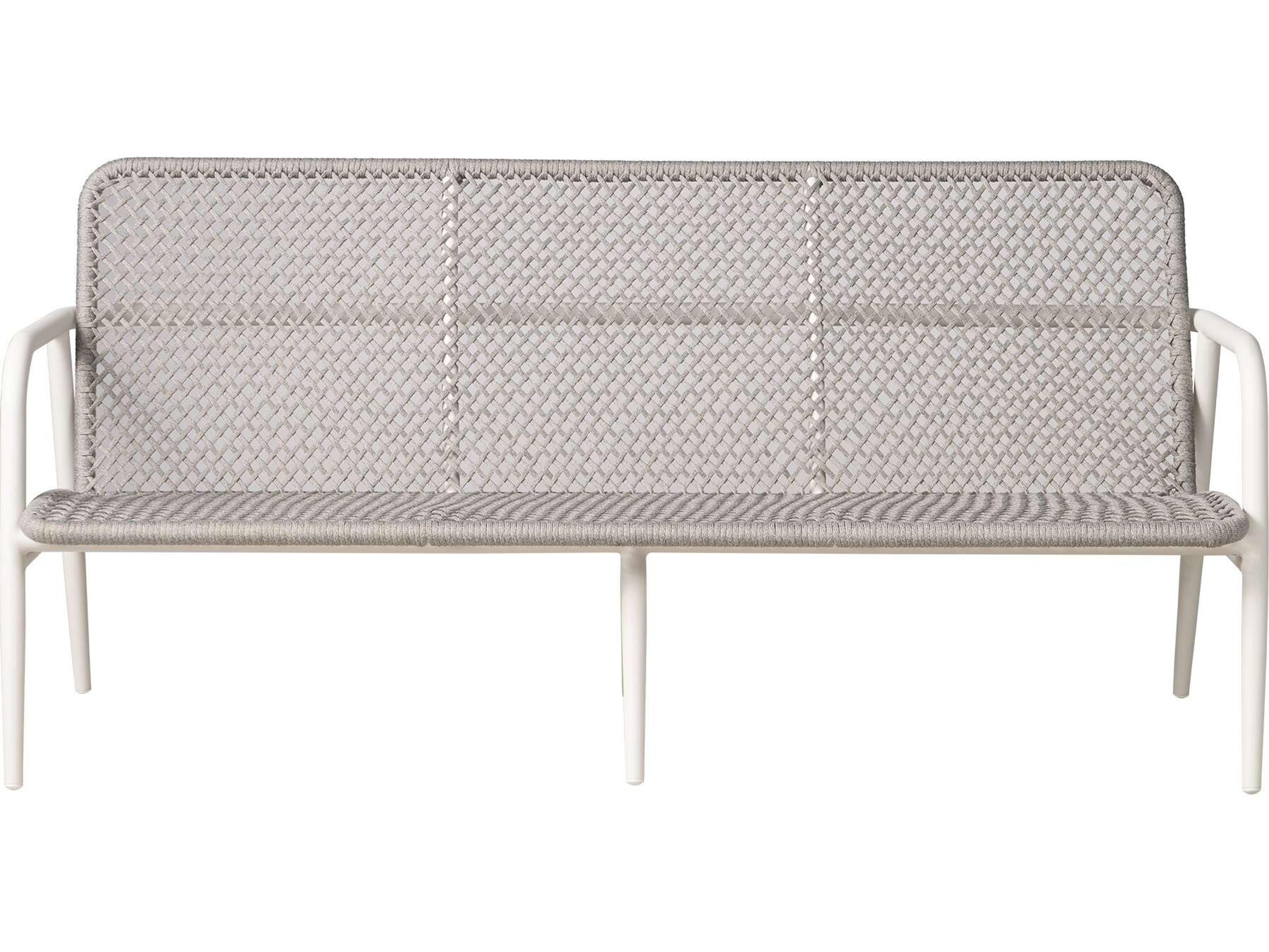 Lloyd Flanders Burano Aluminum Rope Sofa