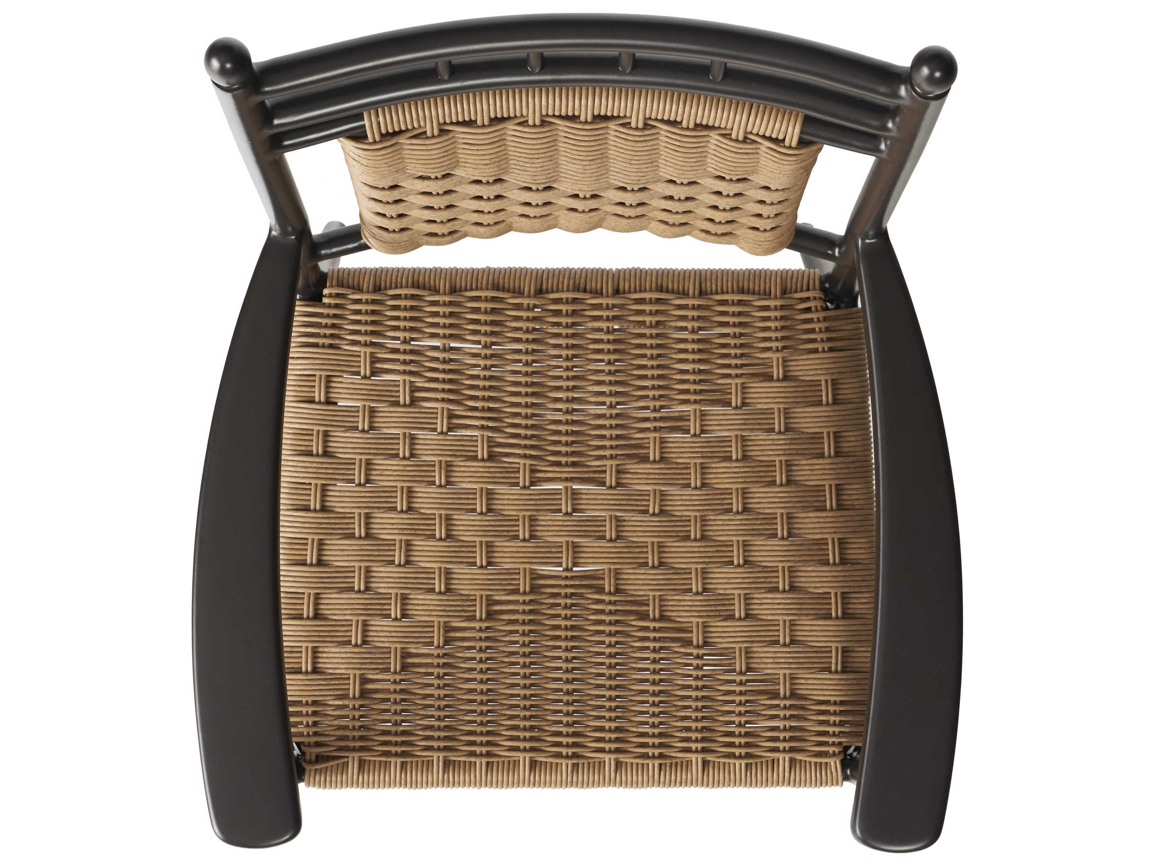 Lloyd Flanders Low Country Aluminum Outdoor Dining Arm Chair