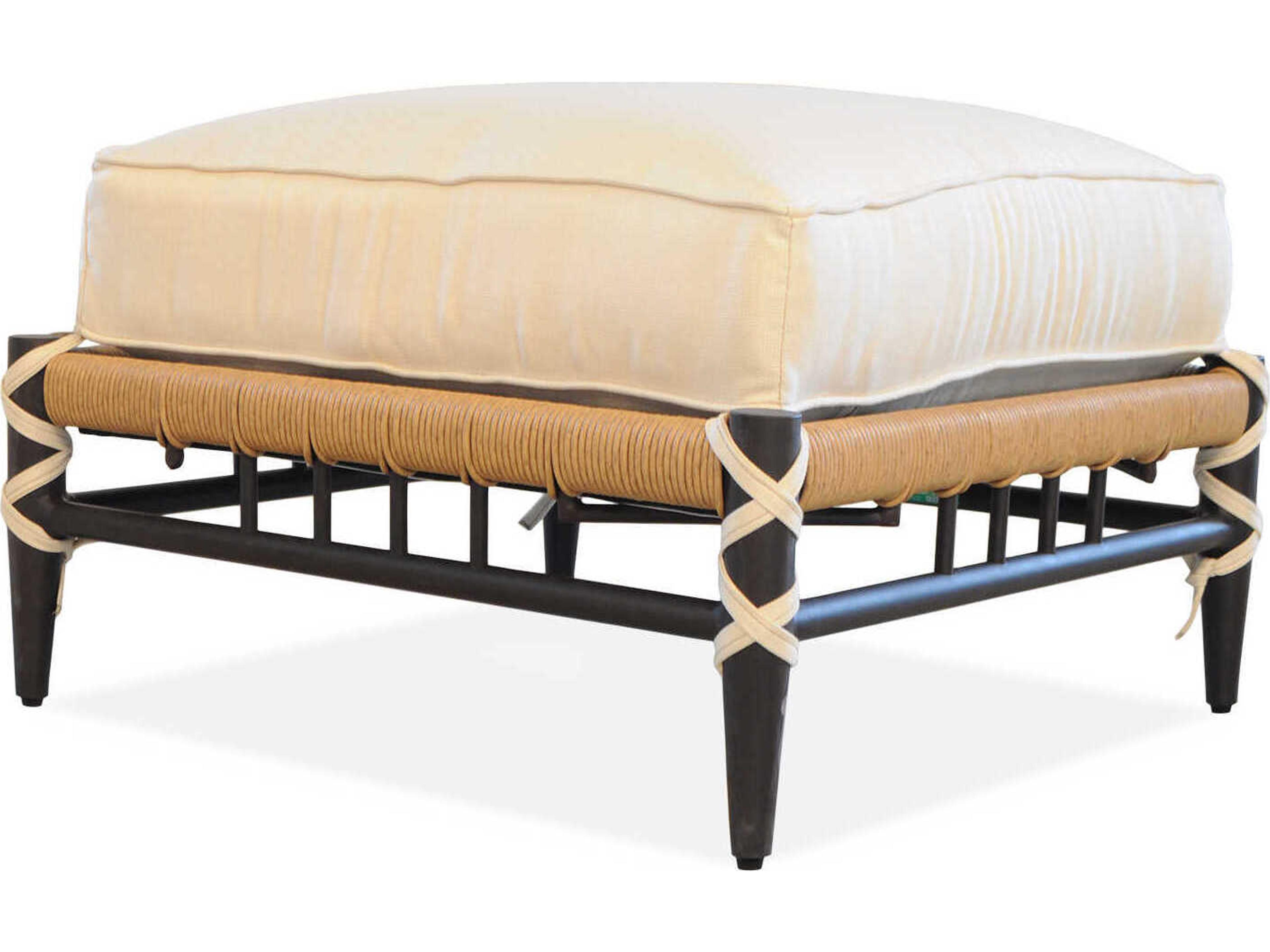 Lloyd Flanders Low Country Aluminum Outdoor Ottoman