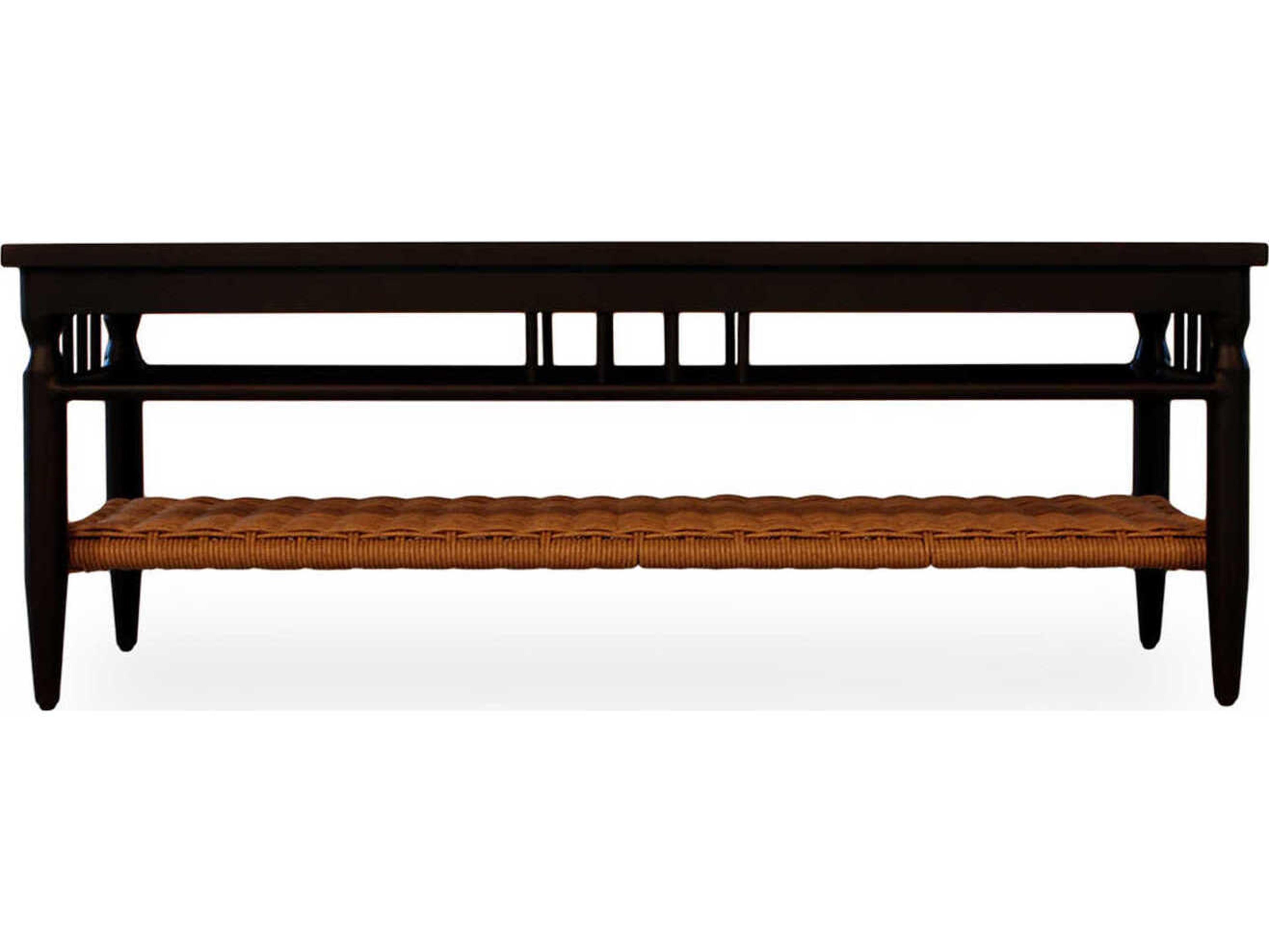 Lloyd Flanders Low Country Aluminum Rectangular Outdoor Patio Coffee Table