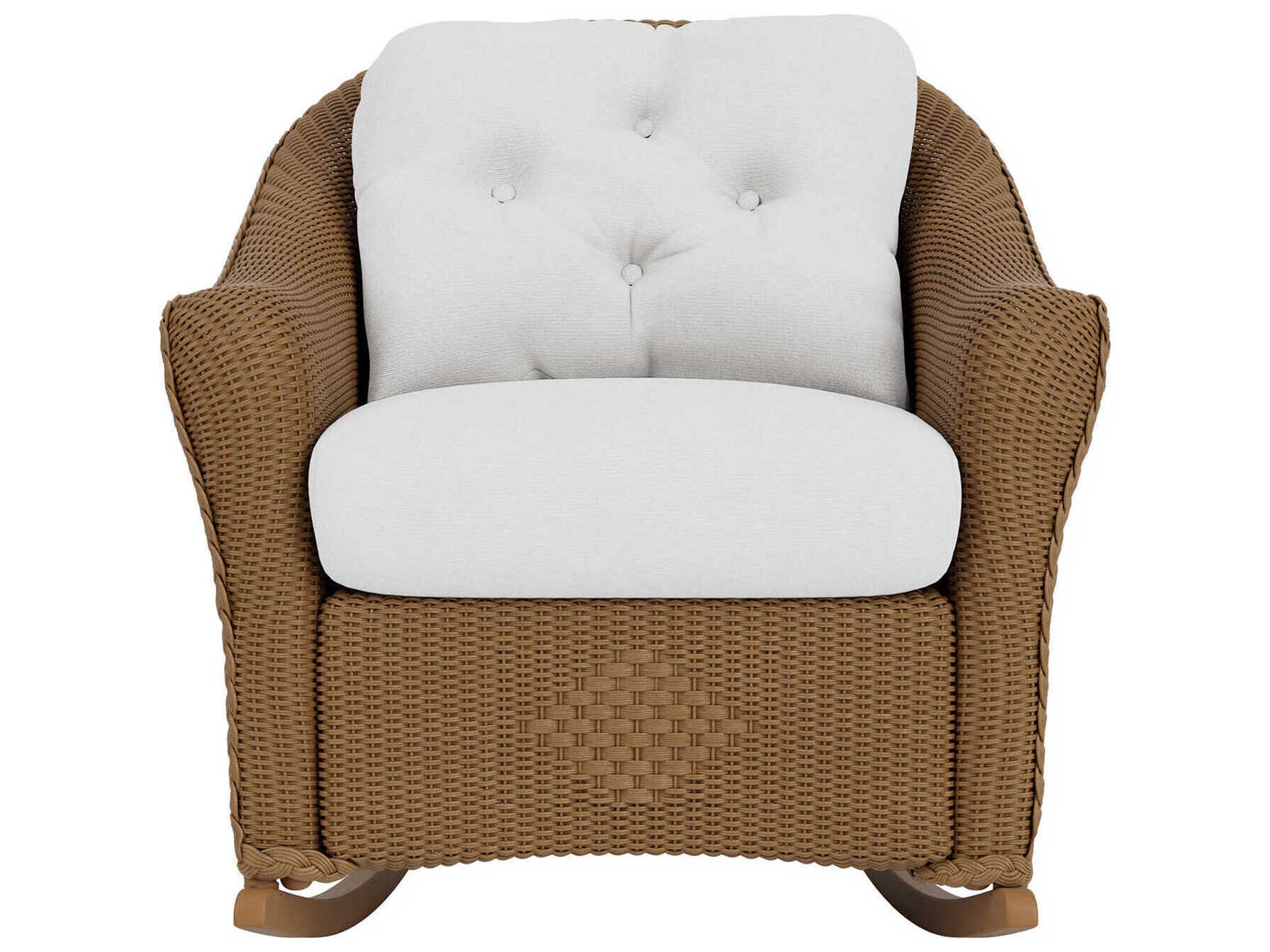 Lloyd Flanders Reflections Wicker Rocker Outdoor Lounge Chair