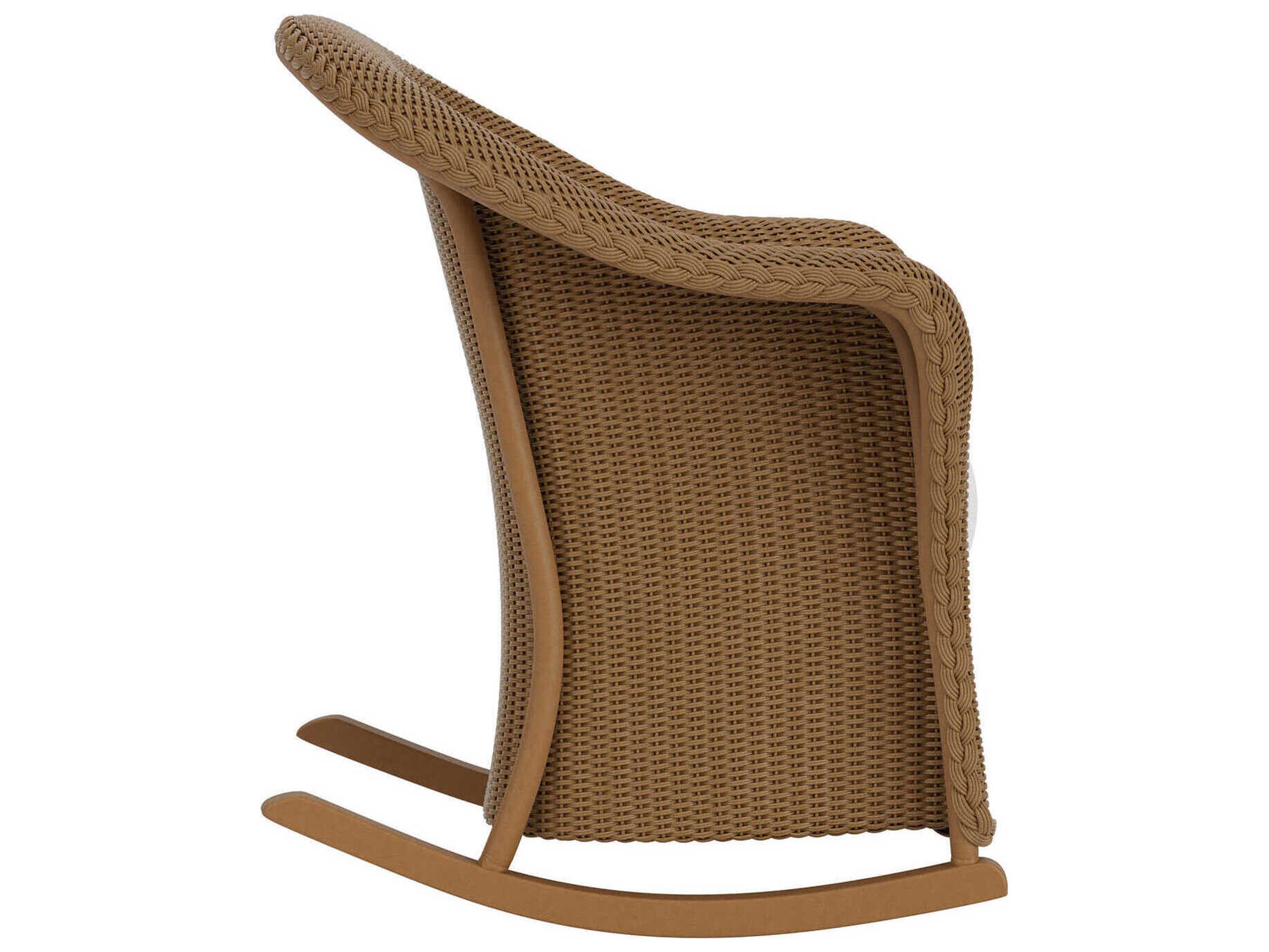 Lloyd Flanders Reflections Wicker Rocker Outdoor Patio Lounge Chair