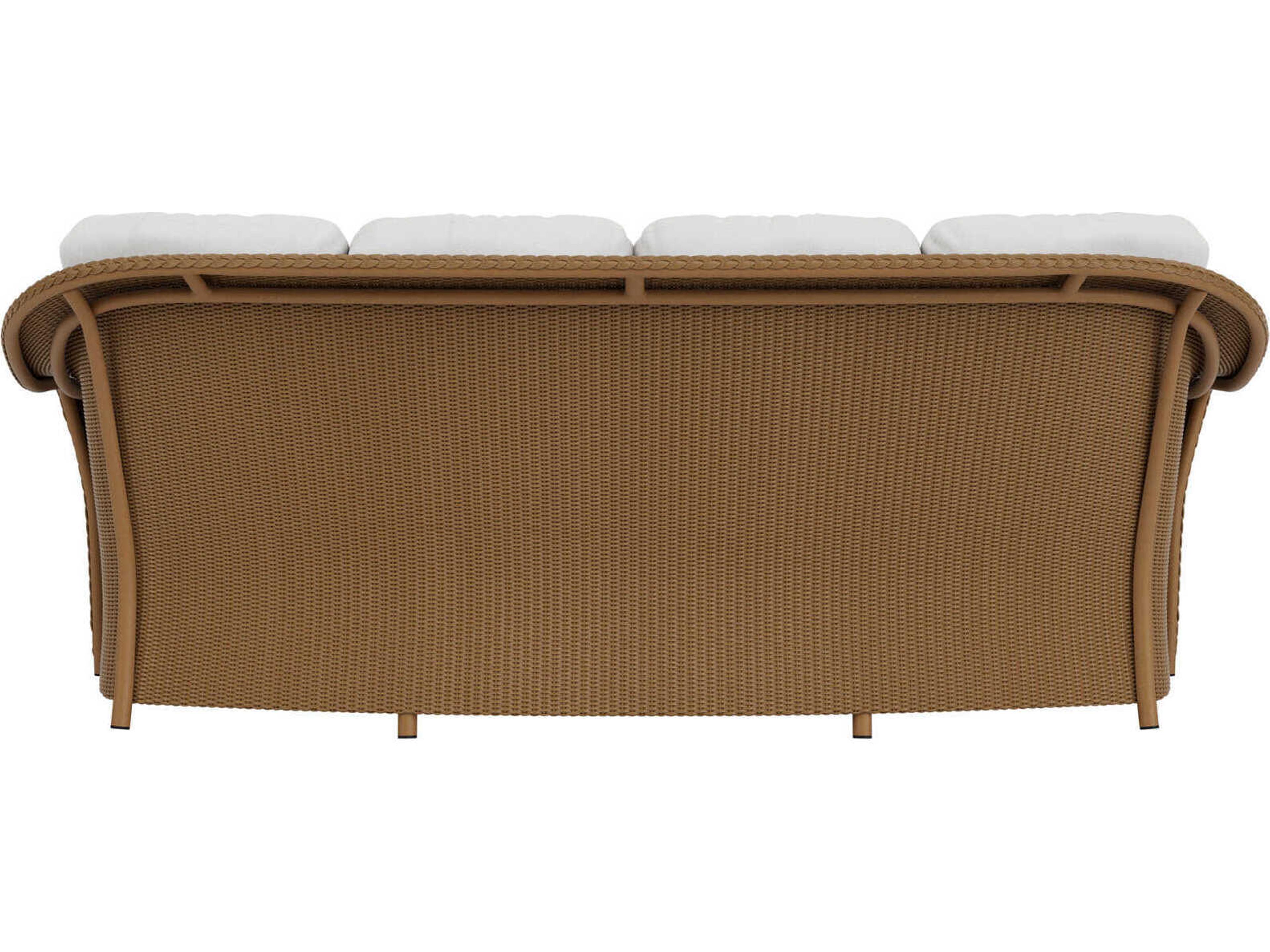 Lloyd Flanders Reflections Wicker Crescent Outdoor Sofa