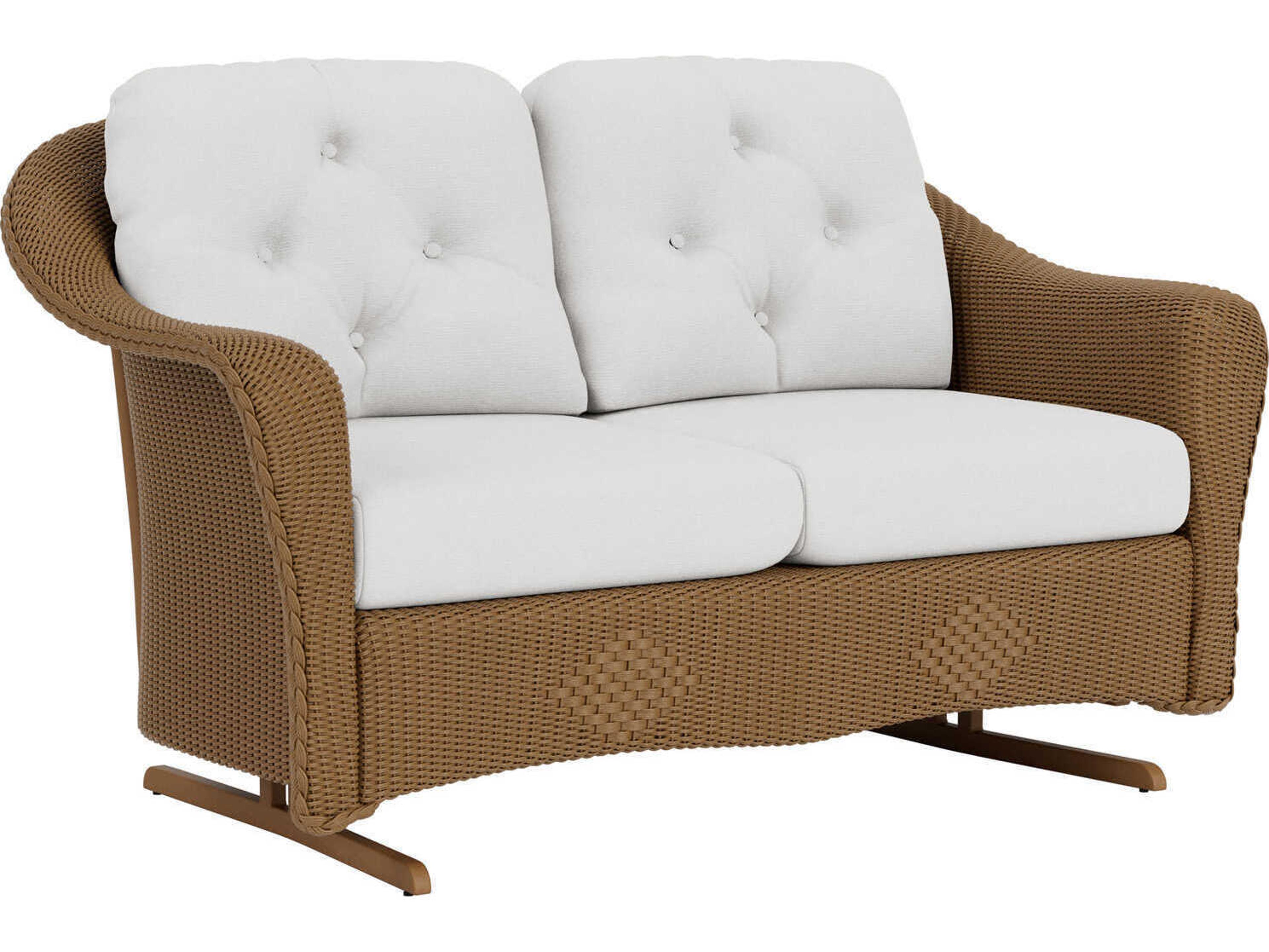 Reflections Wicker Patio Loveseat Glider