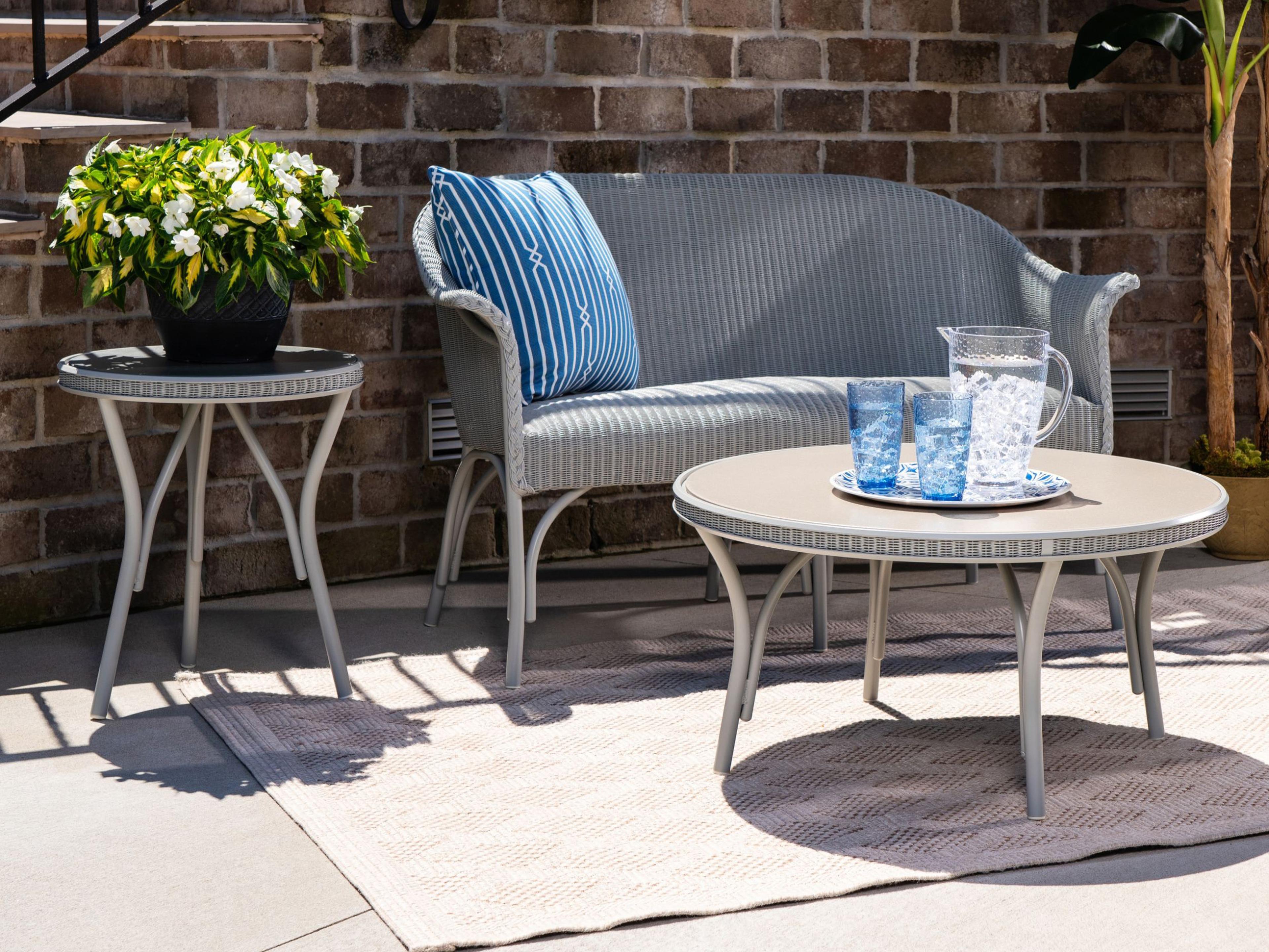 All Seasons Wicker Outdoor Patio Lounge Set