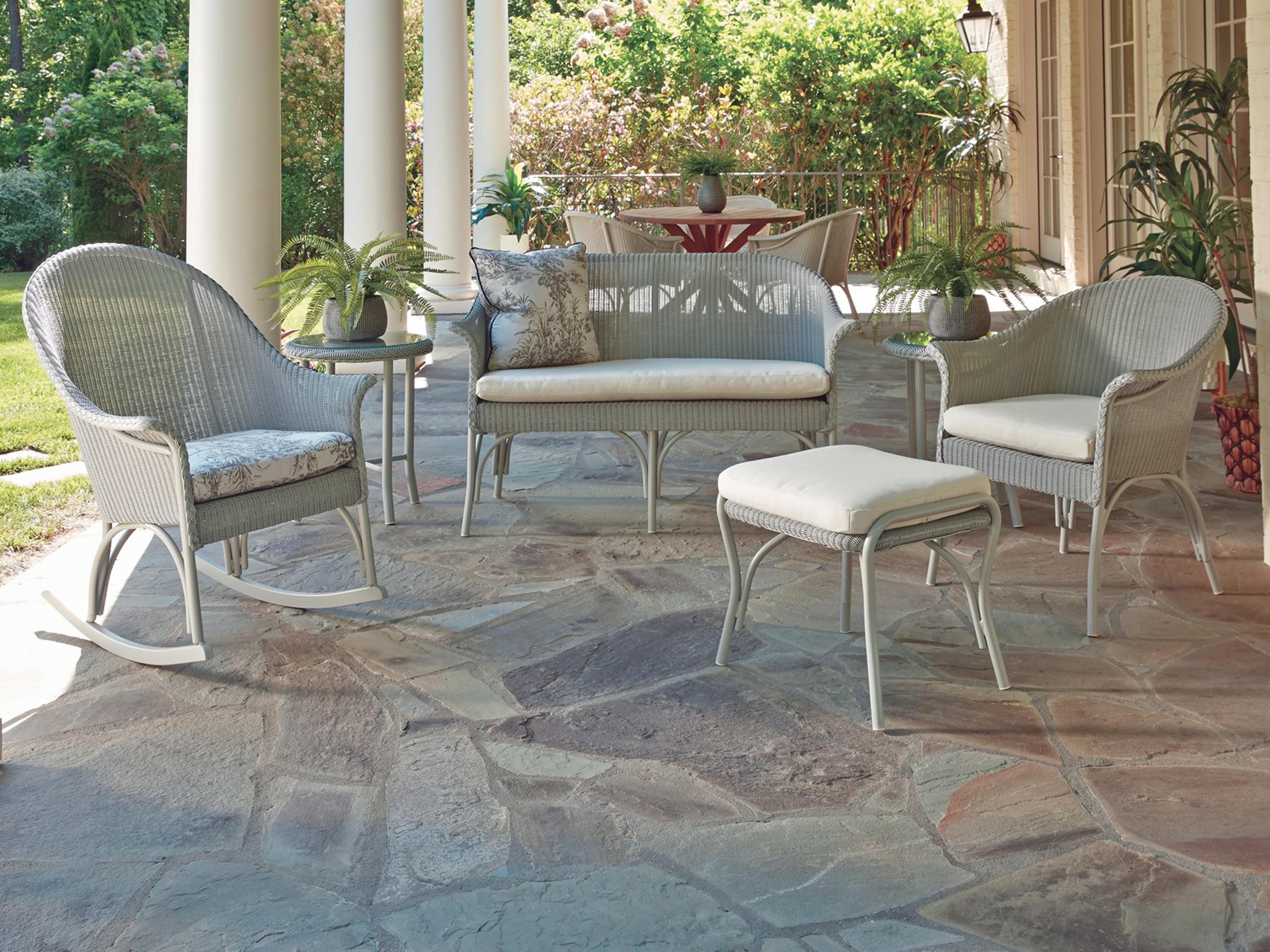 All Seasons Wicker Outdoor Lounge Set