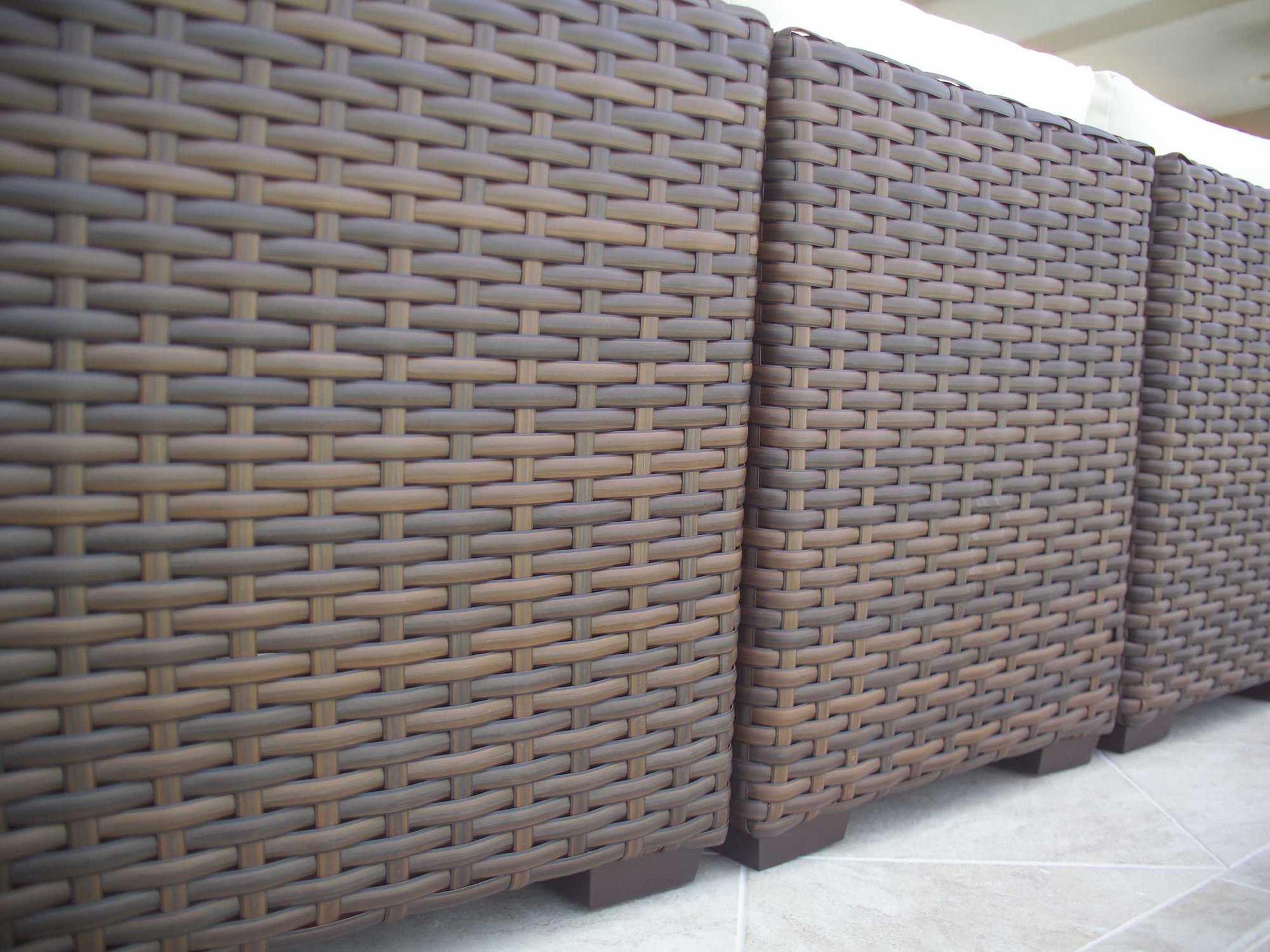 Lloyd Flanders Contempo Wicker Sectional Outdoor Patio Lounge Set