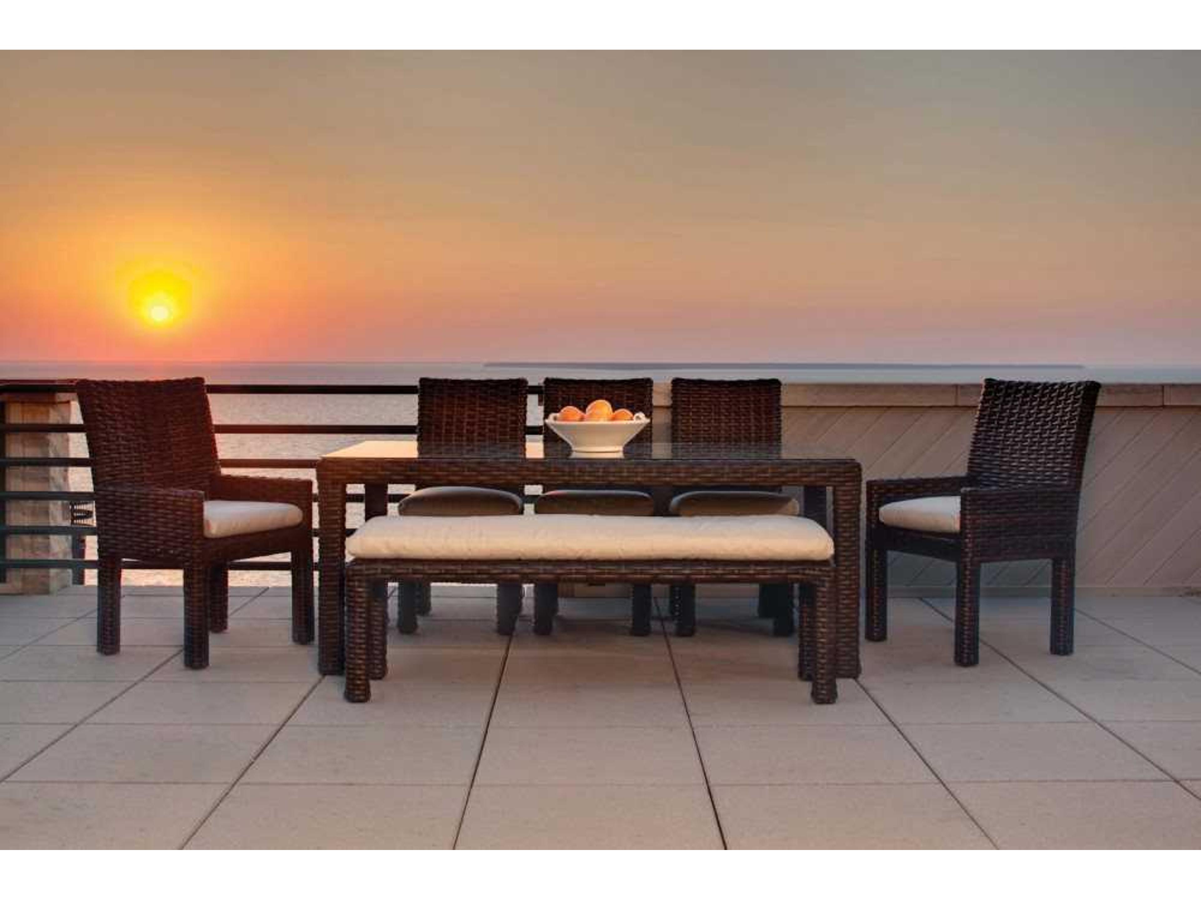 Contempo Wicker Outdoor Patio Dining Set
