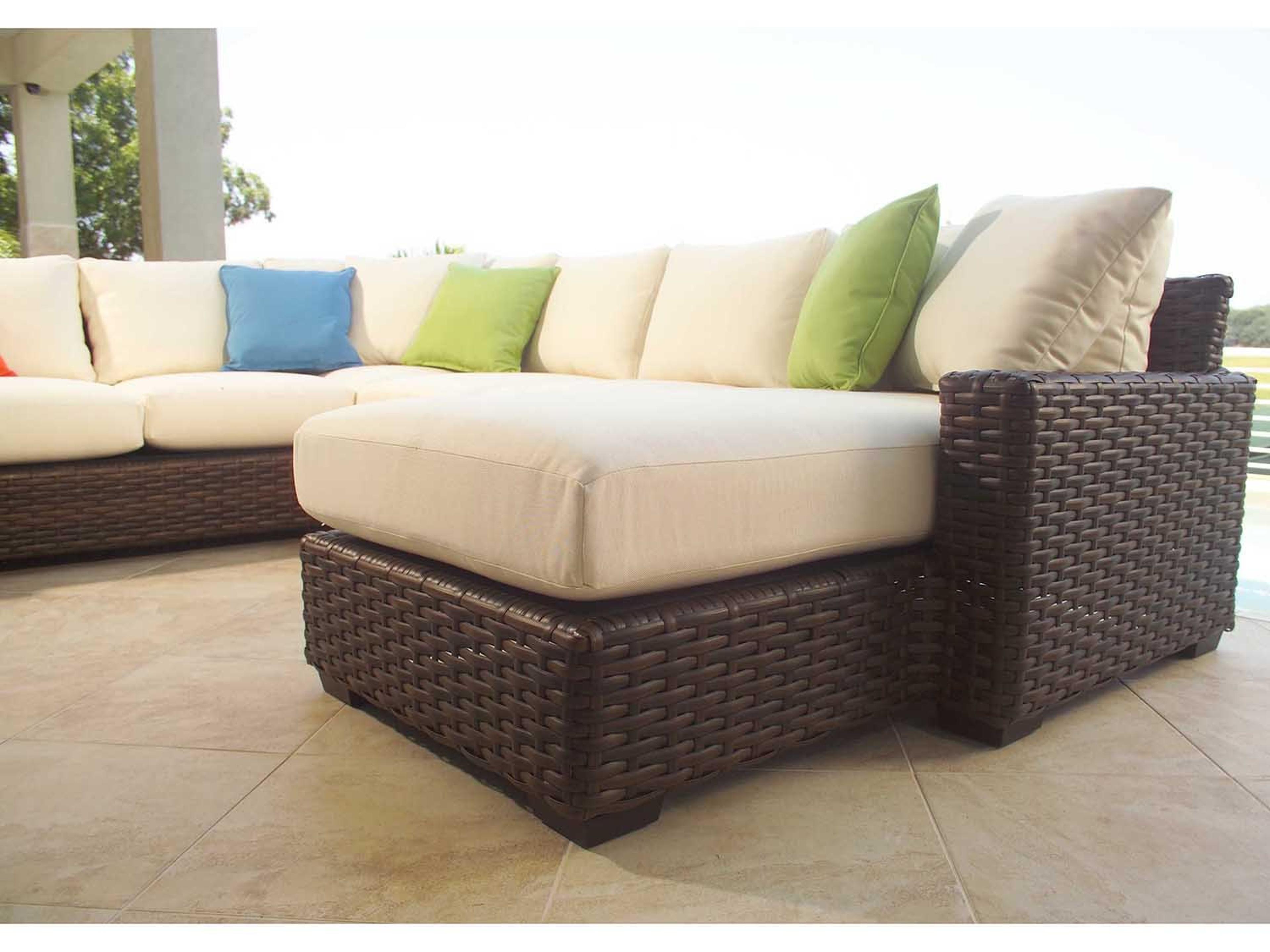 Contempo Wicker Sectional Outdoor Lounge Set
