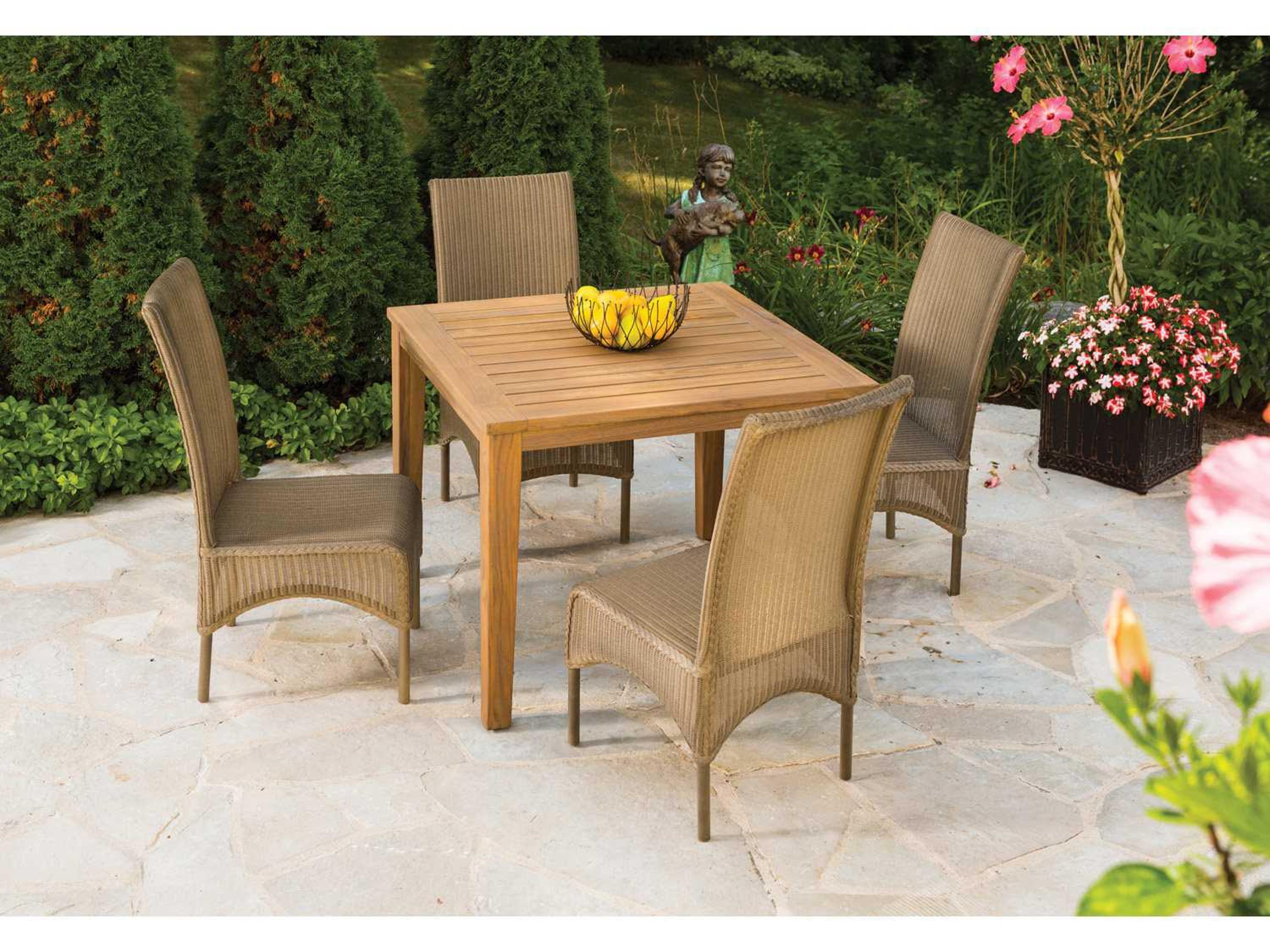 & Accessories Wicker Outdoor Dining Set