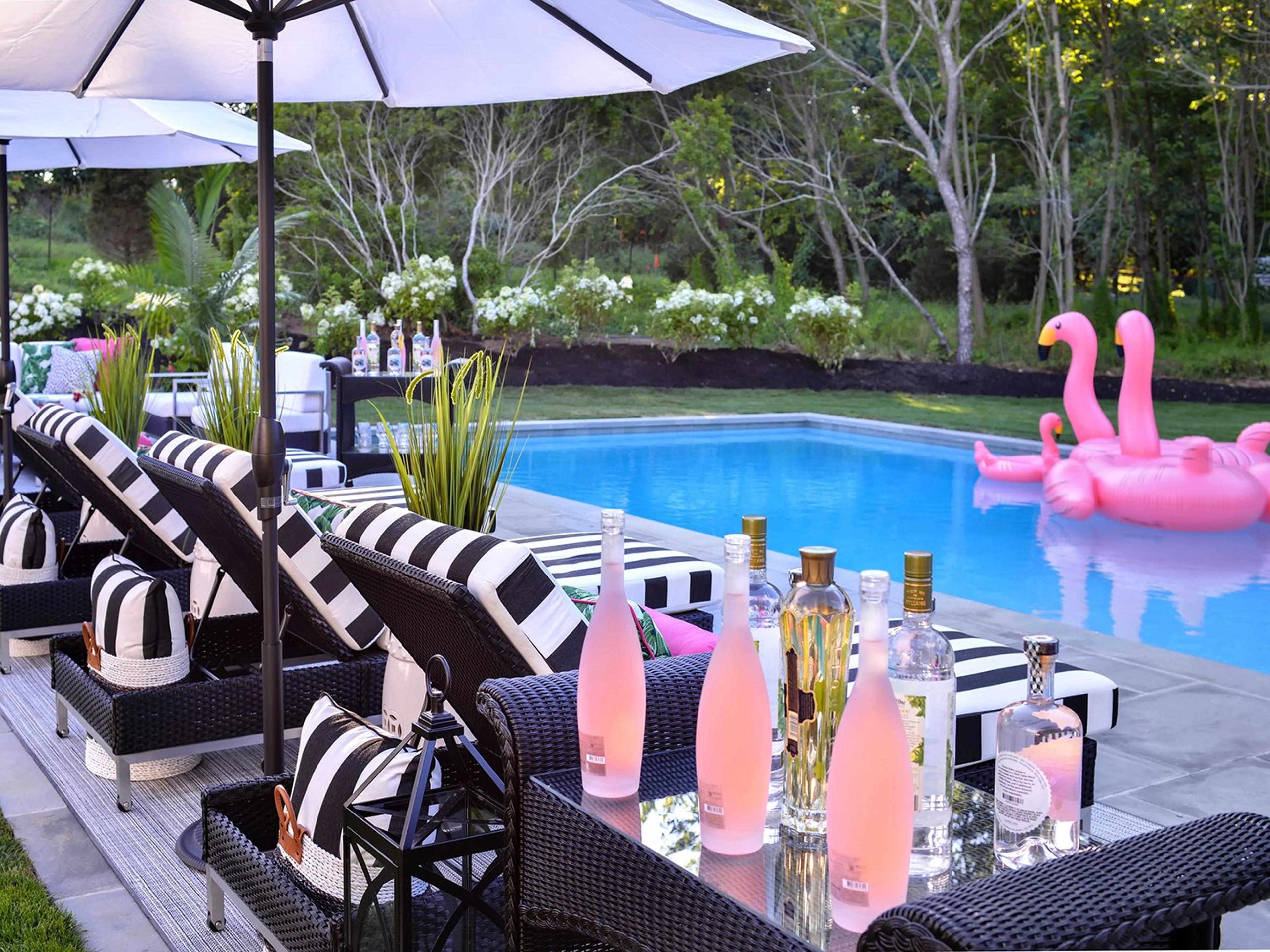 Elements Steel Wicker Outdoor Patio Lounge Set