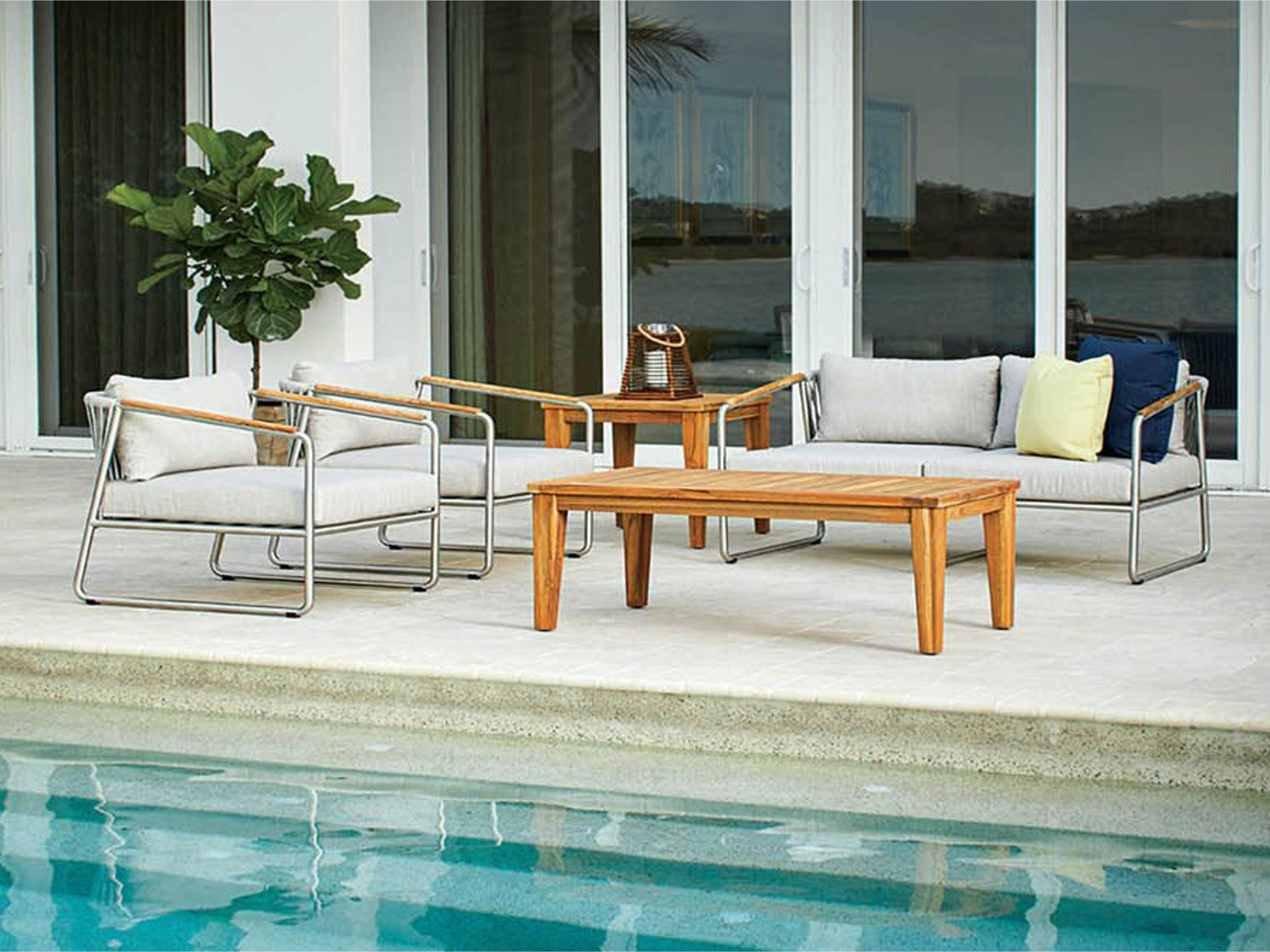 Elevation Stainless Steel Patio Lounge Set