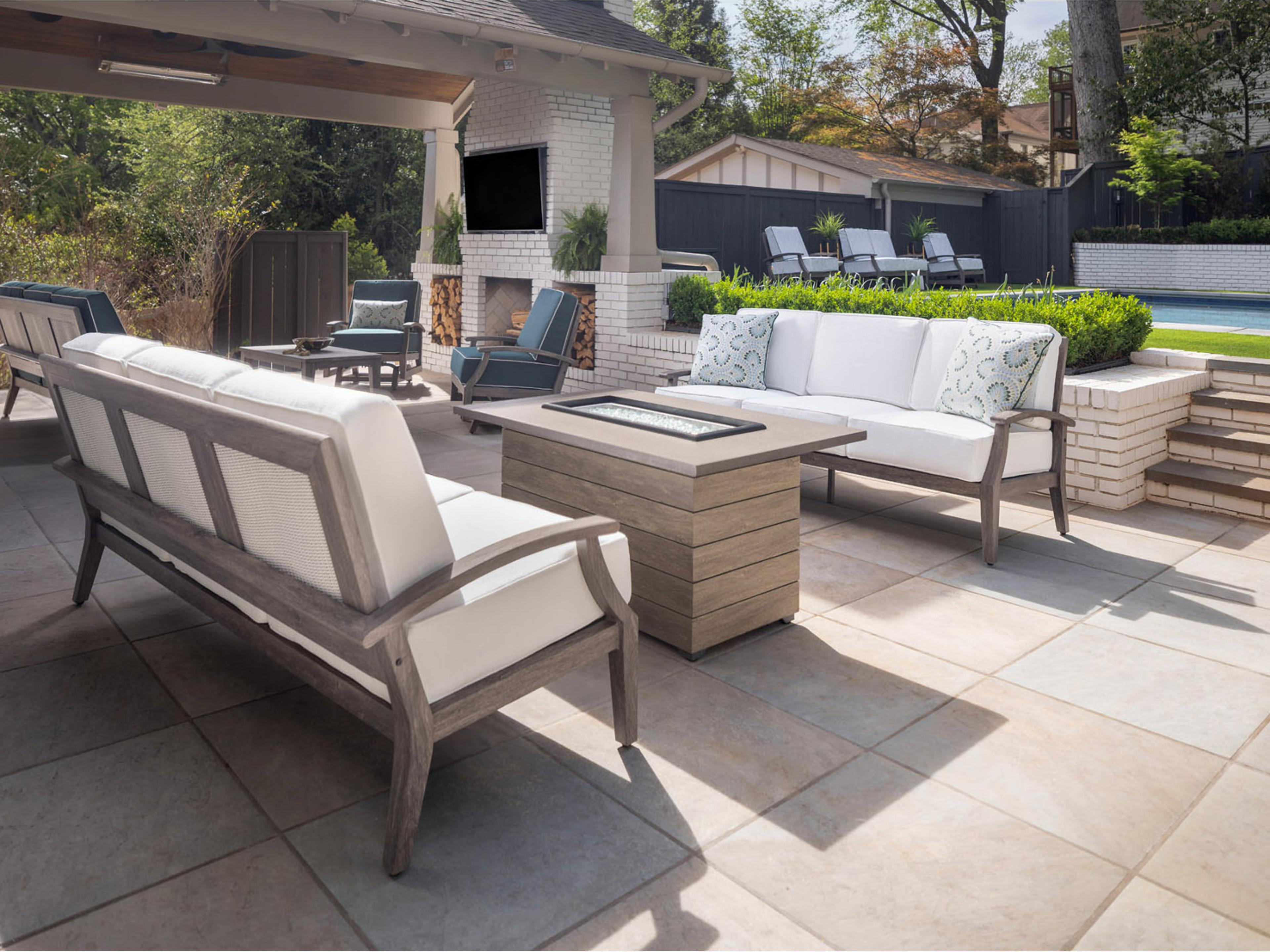 Frontier Aluminum Cushion Outdoor Patio Lounge Set