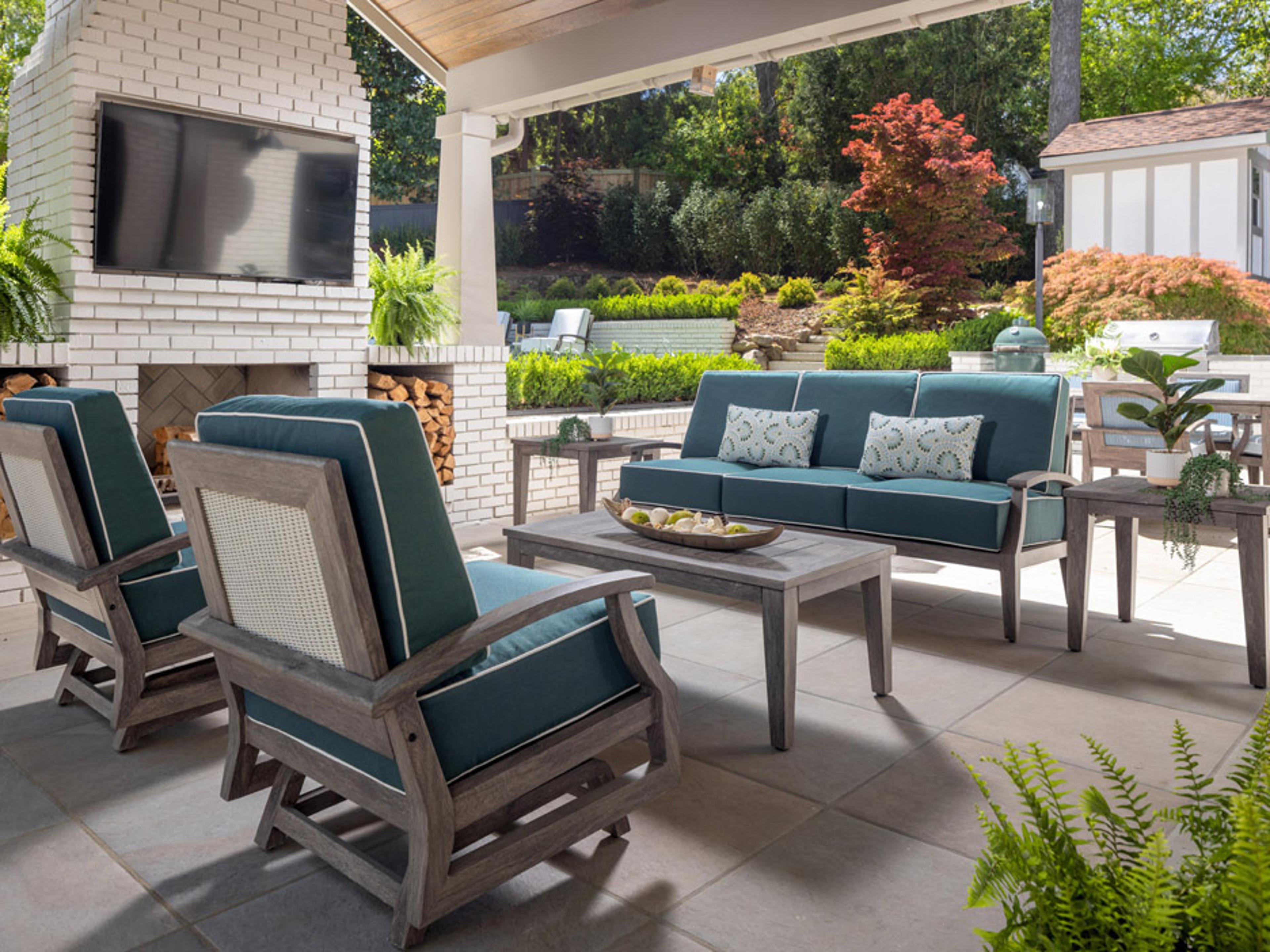 Frontier Aluminum Cushion Patio Lounge Set