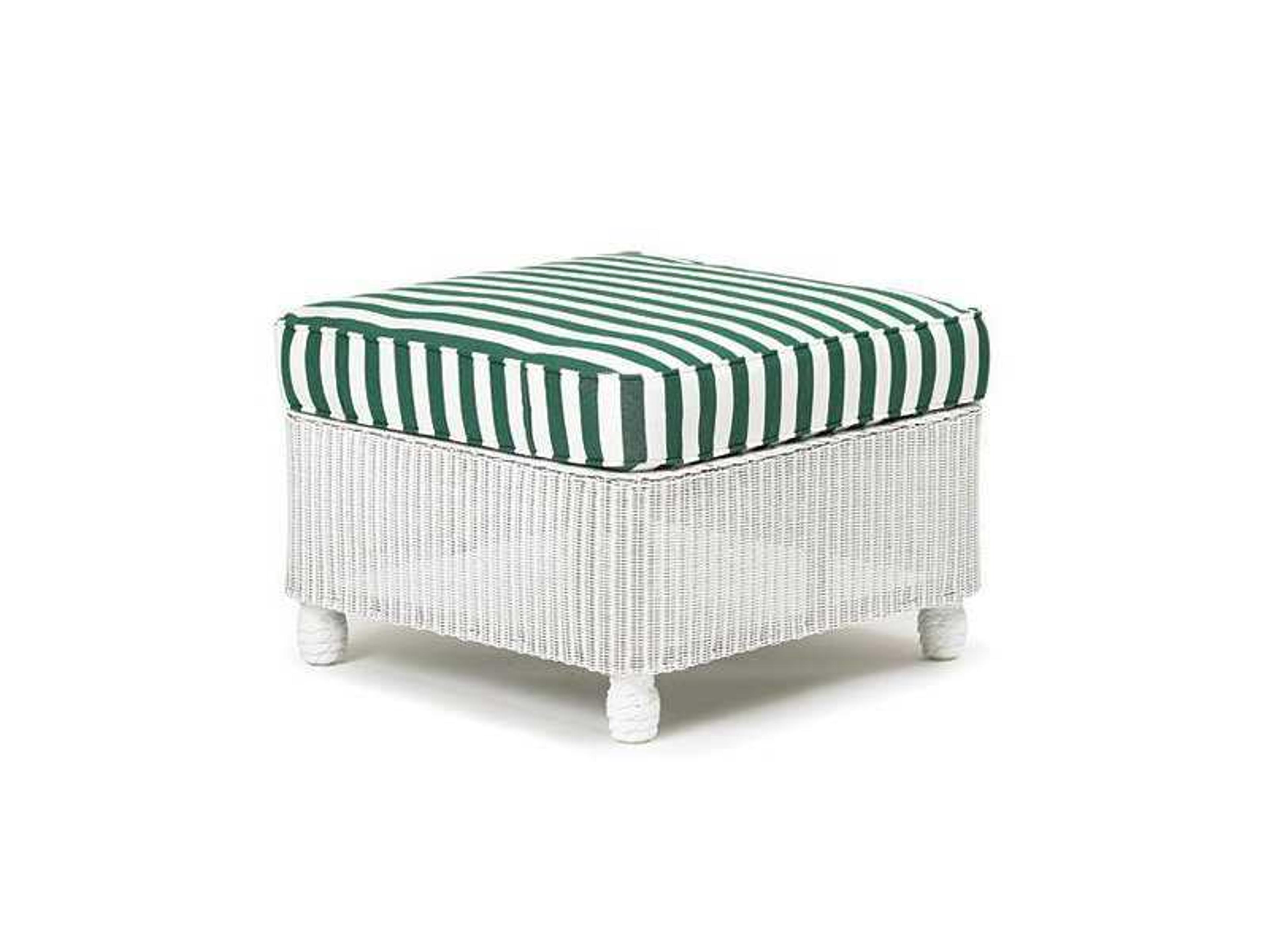 Front Porch Ottoman Classic Wicker