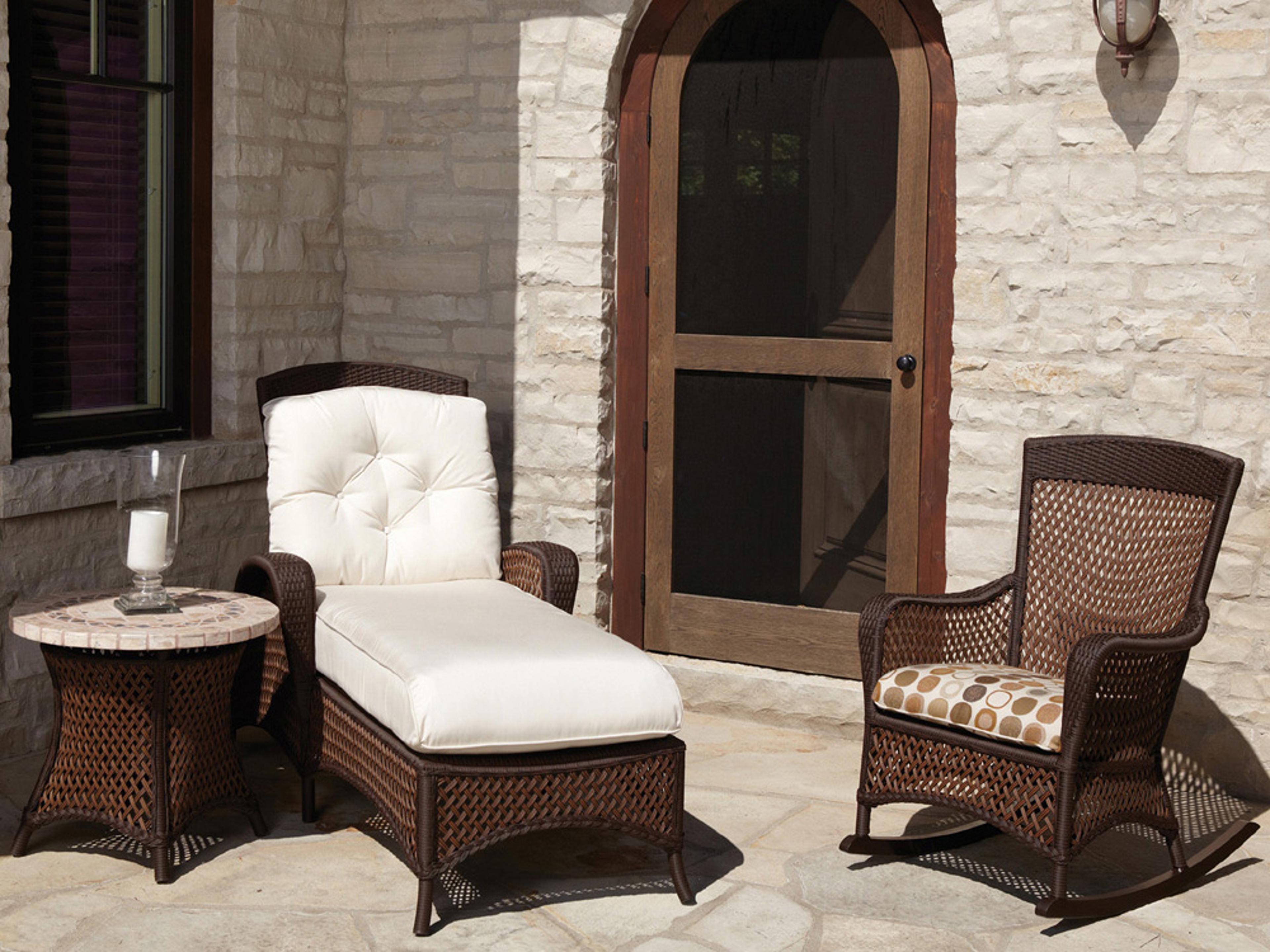 Grand Traverse Wicker Cushion Patio Lounge Set