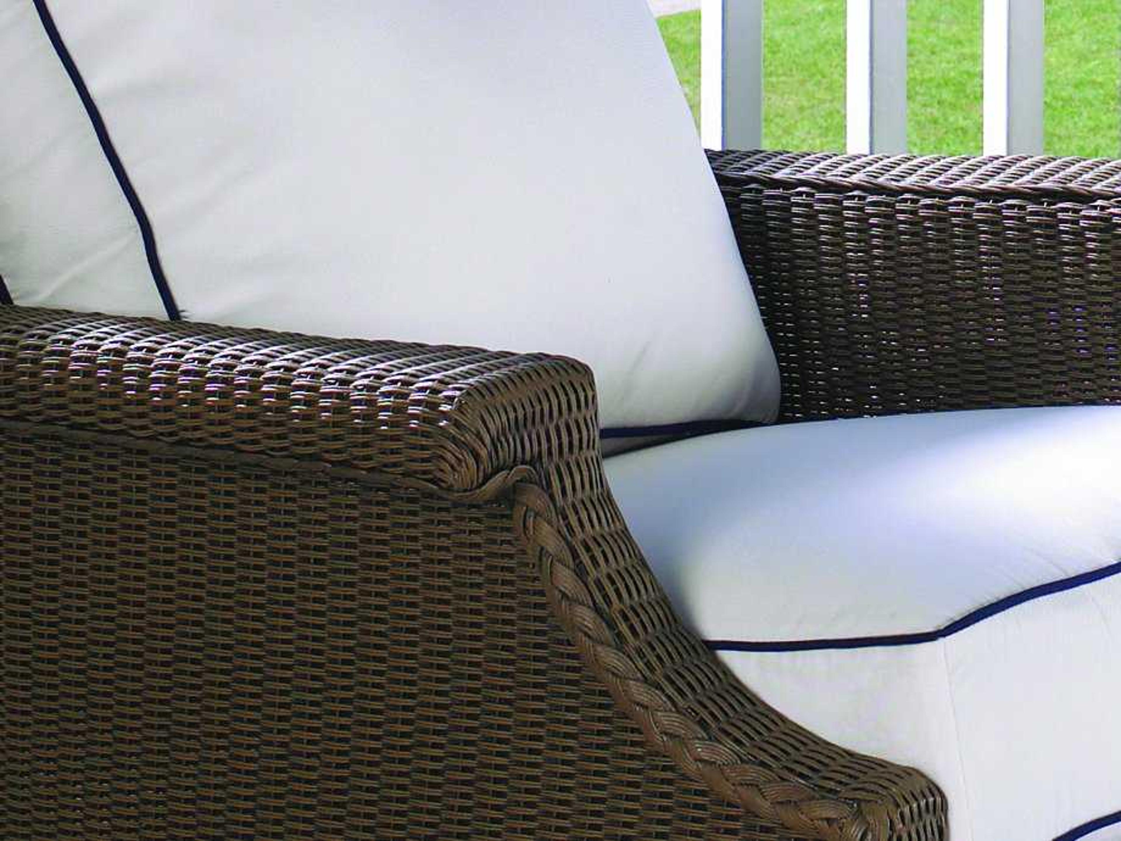 Lloyd Flanders Hamptons Wicker Cushion Patio Lounge Set