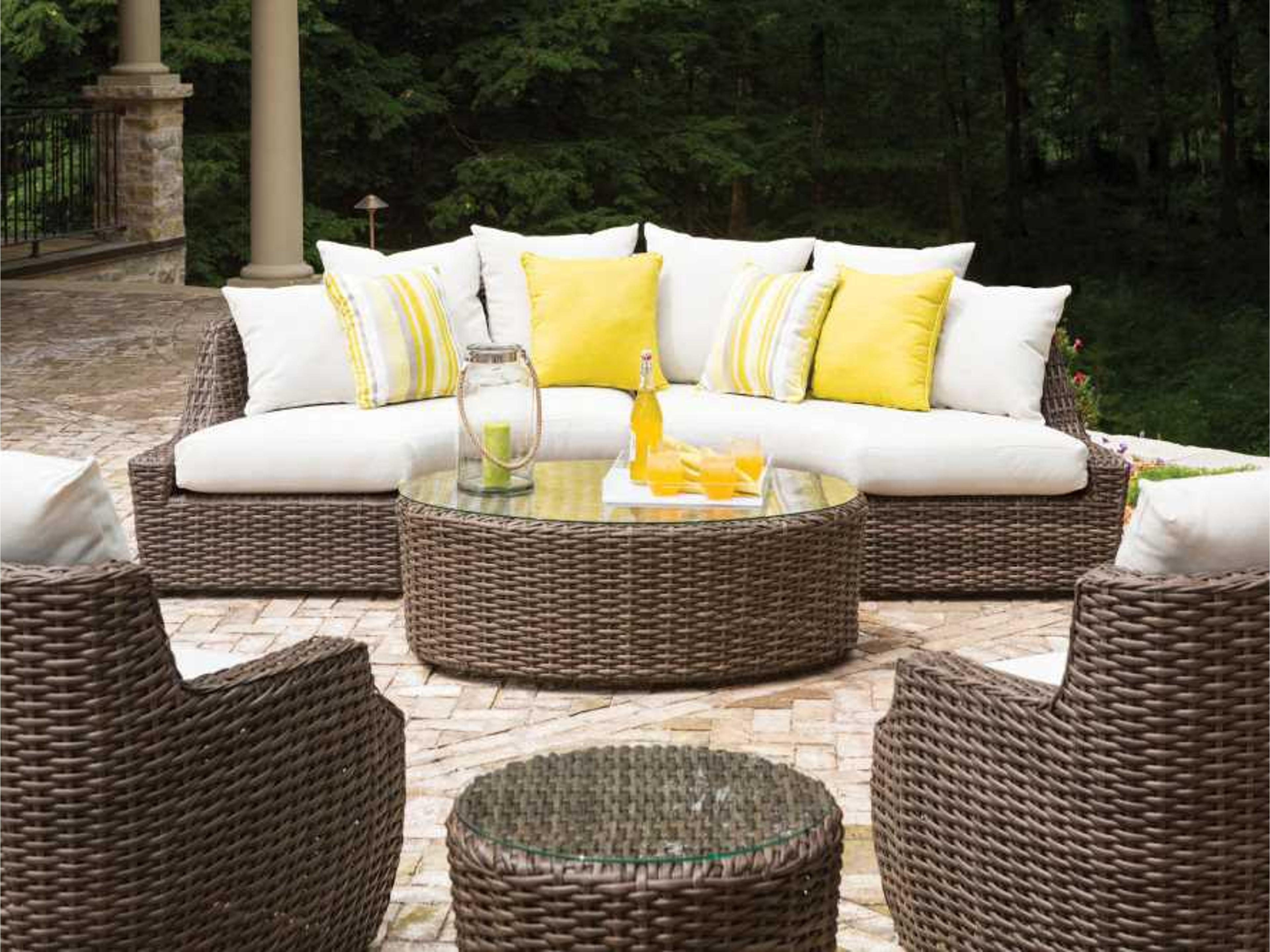 Largo Wicker Patio Lounge Set