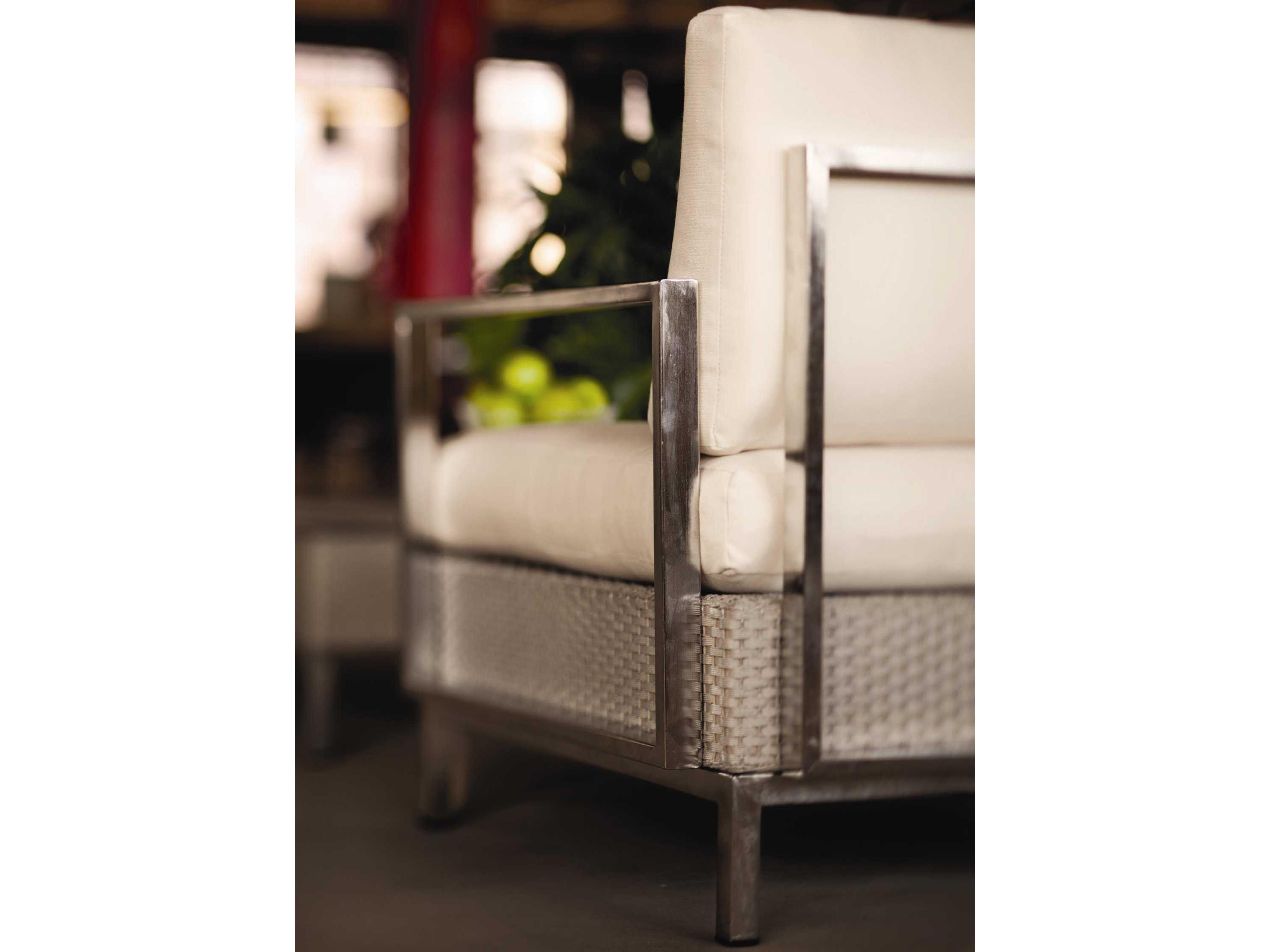 Lloyd Flanders Elements Steel Wicker Patio Lounge Set