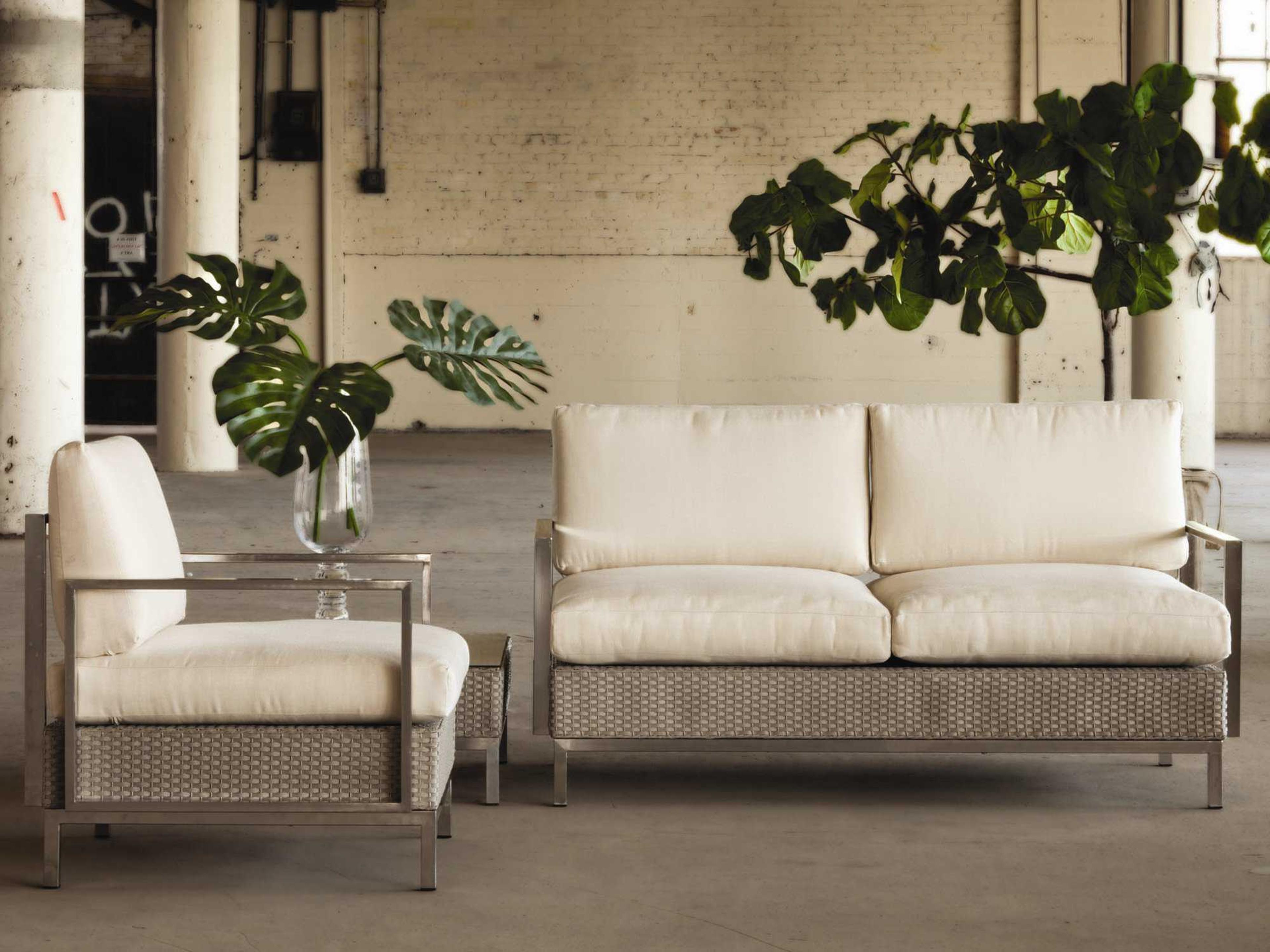 Elements Steel Wicker Patio Lounge Set