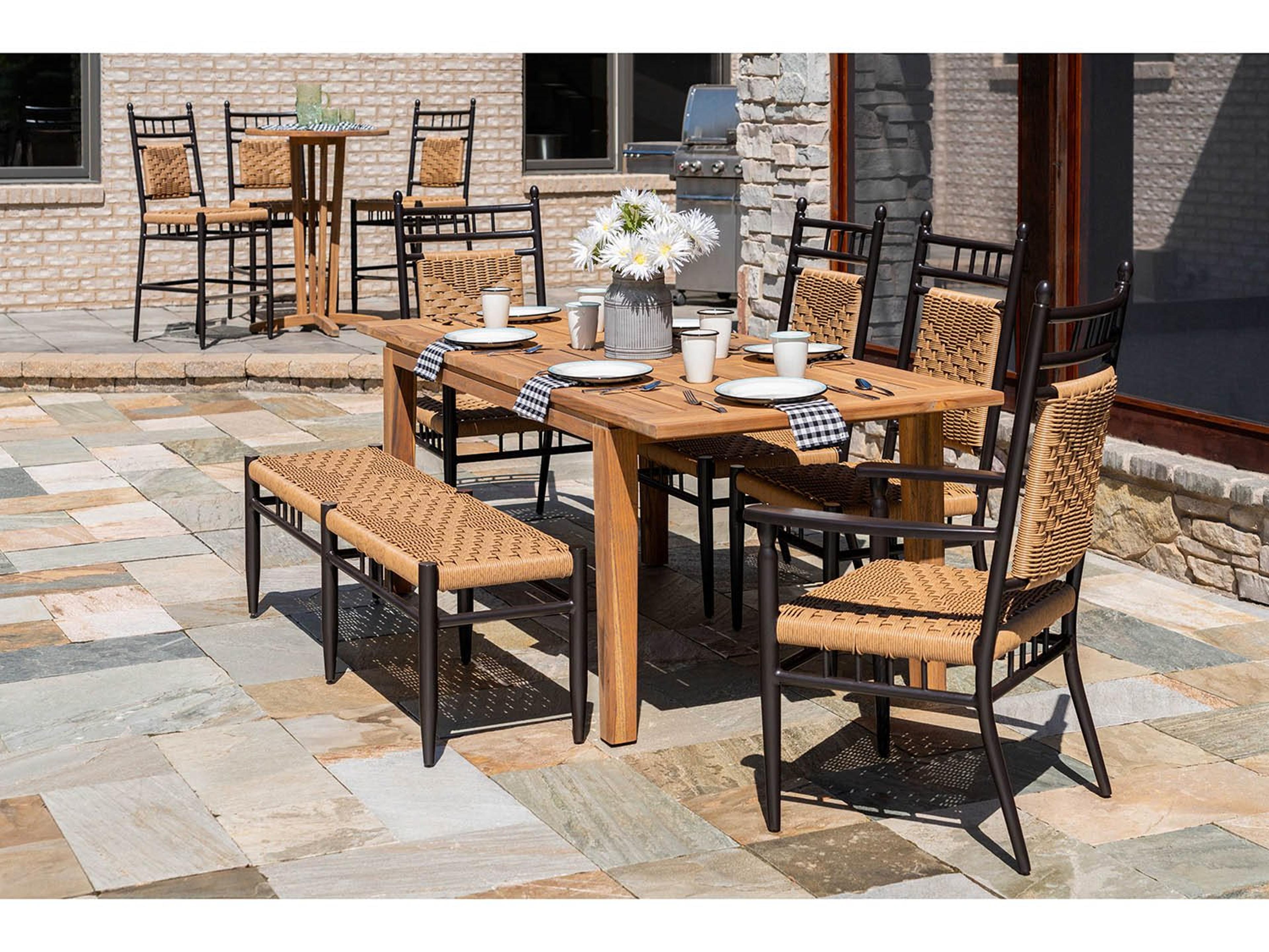 Low Country Aluminum Patio Dining Set