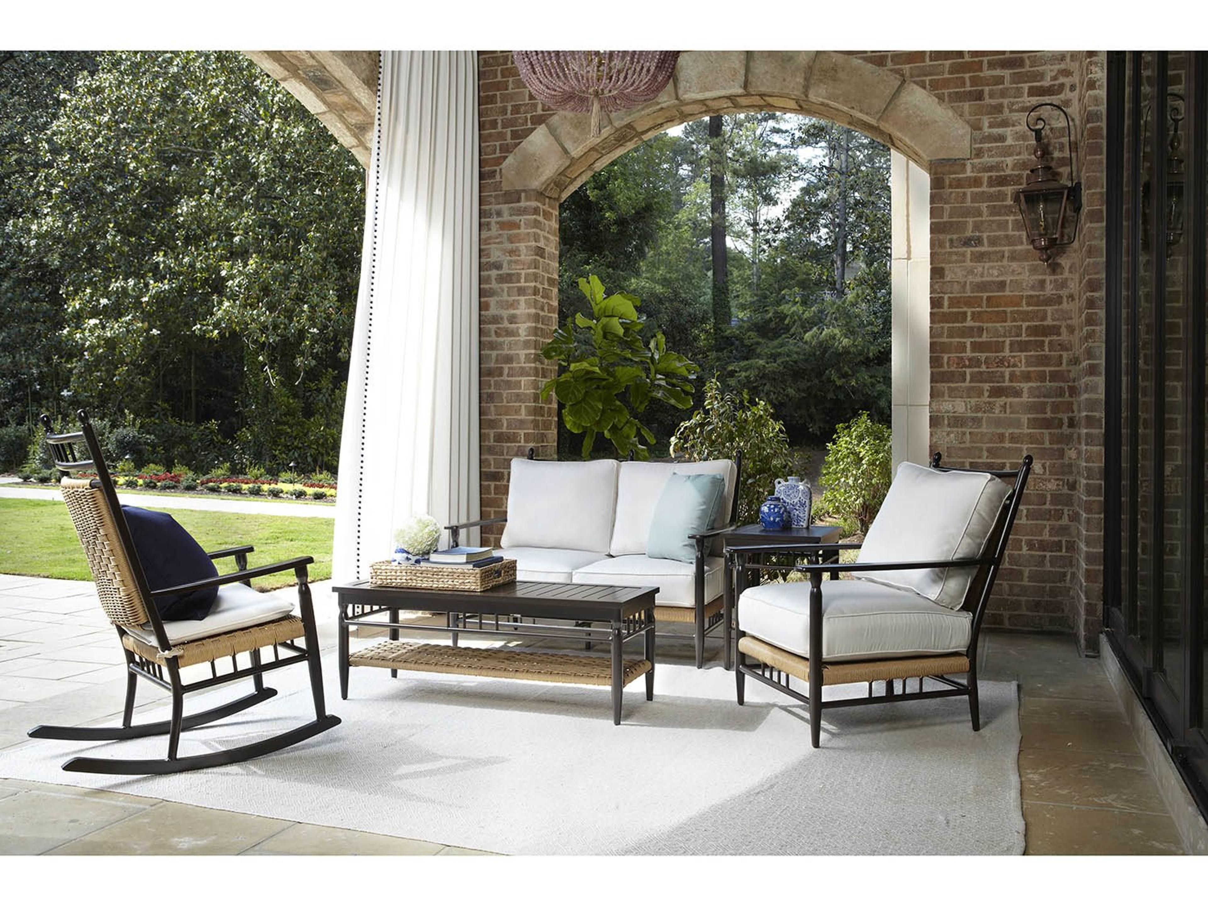 Low Country Aluminum Outdoor Patio Lounge Set