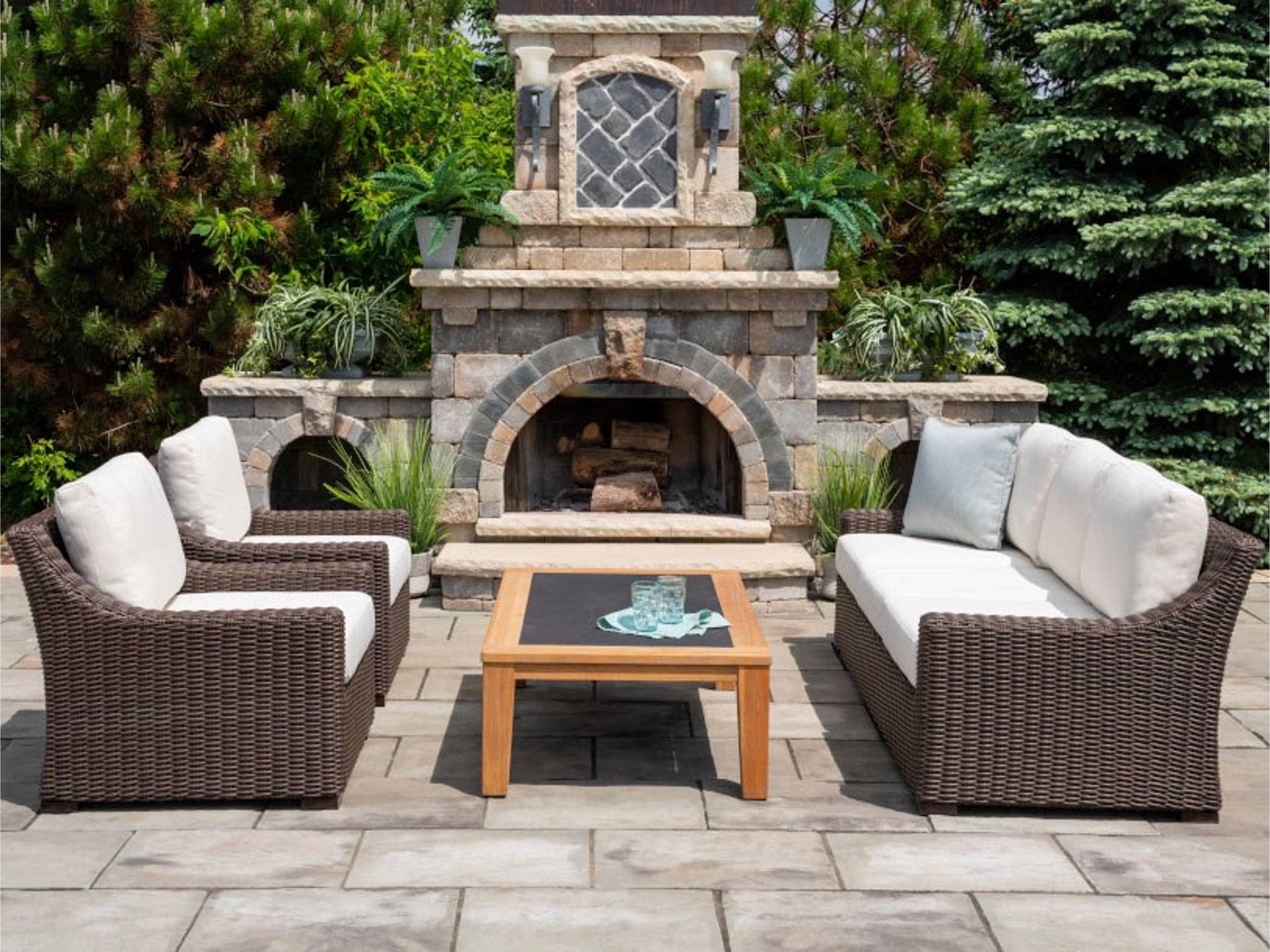 Mesa Wicker Cushion Lounge Set