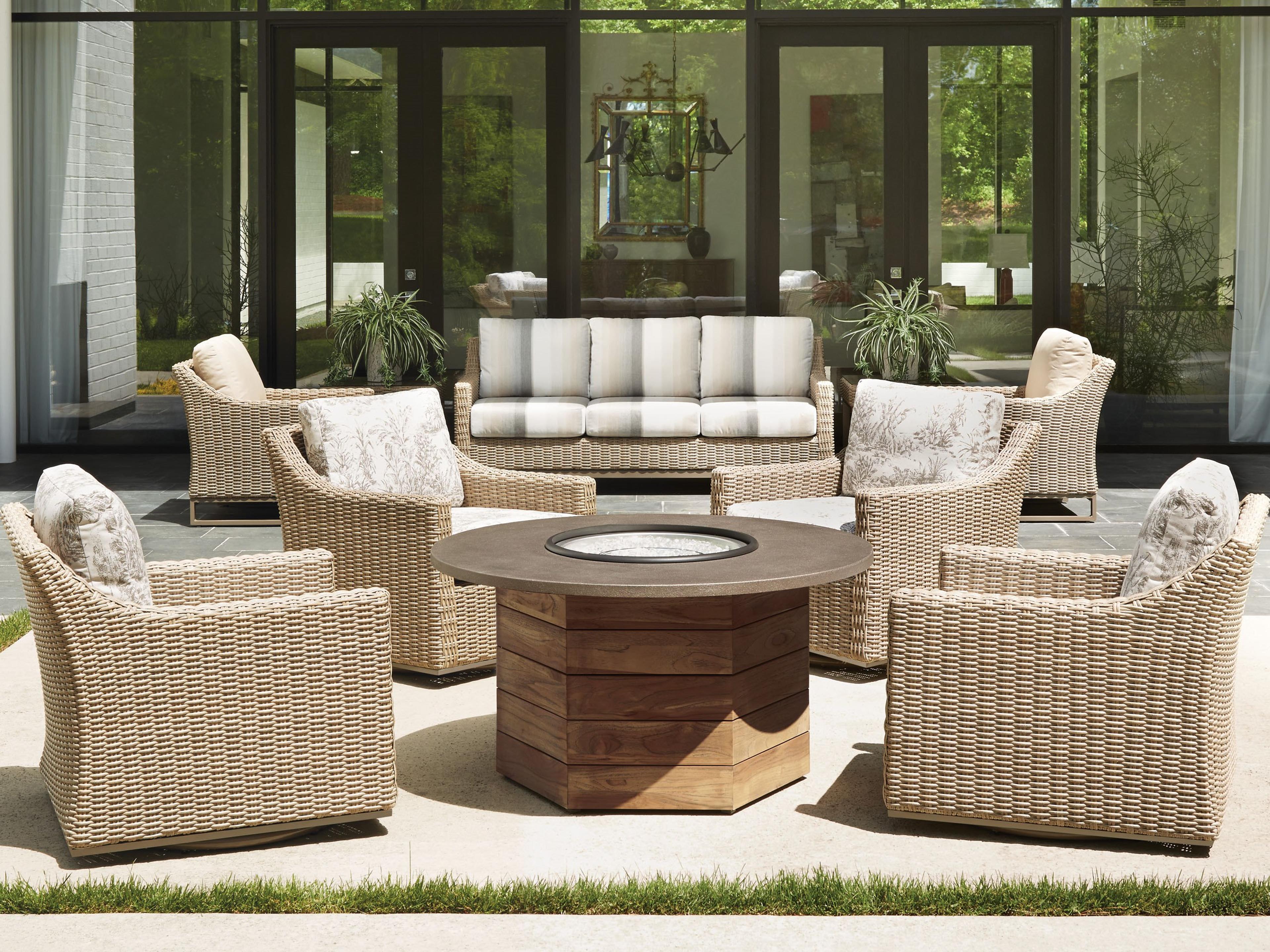 Milan Wicker Cushion Lounge Set