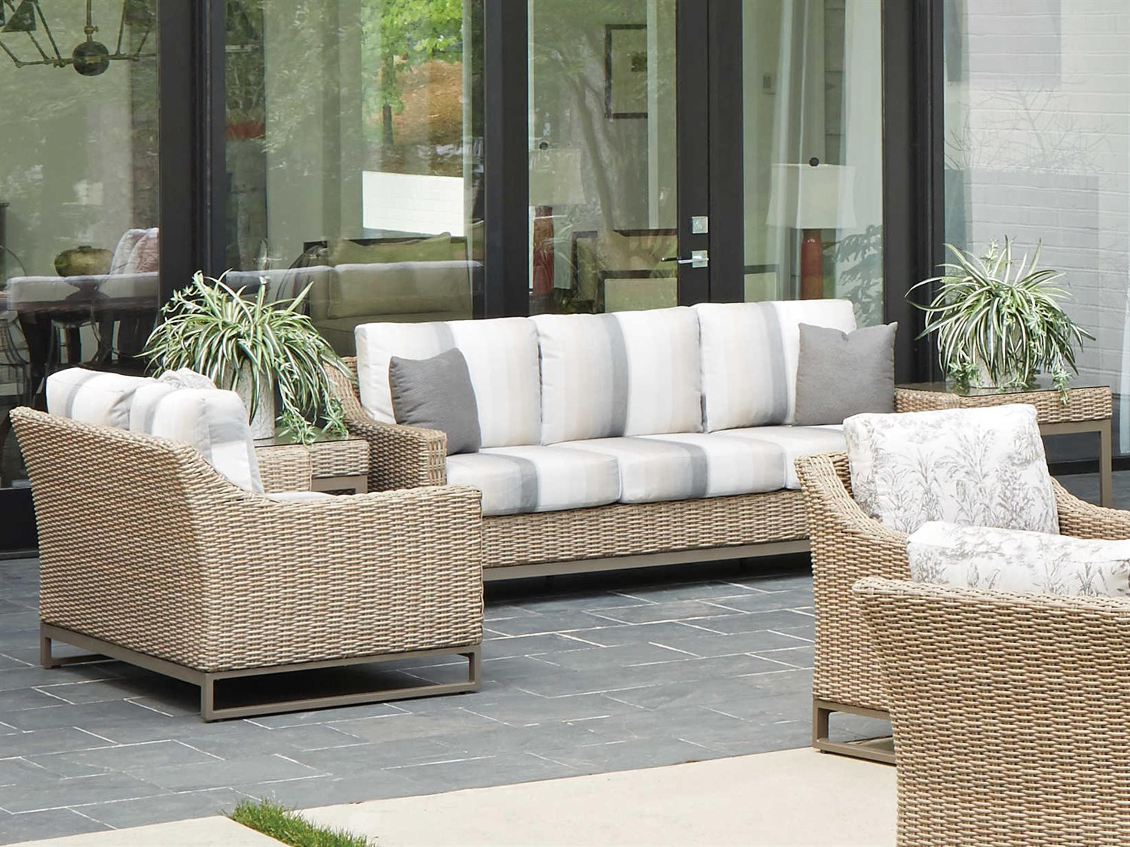 Milan Wicker Outdoor Lounge Set