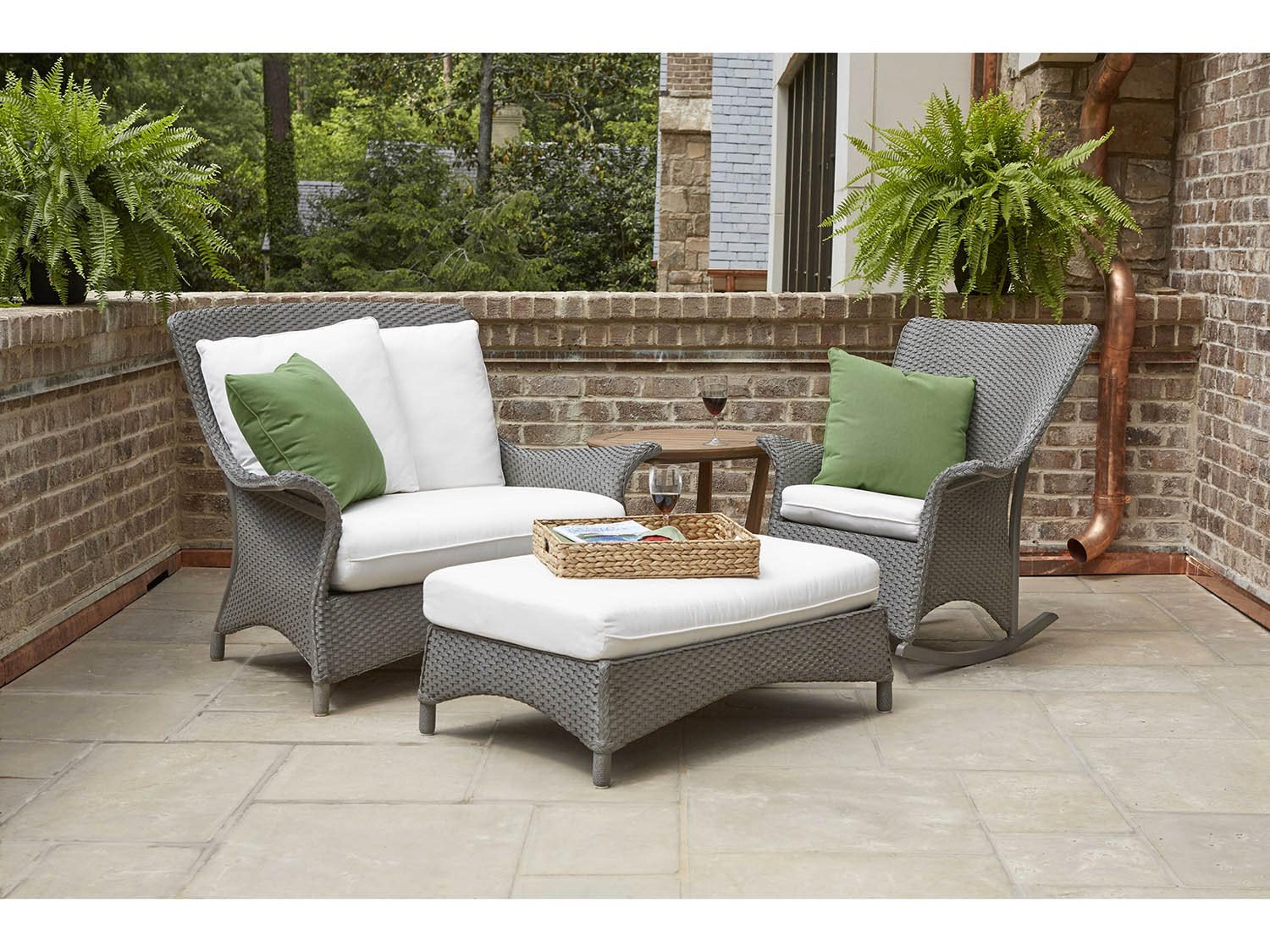 Mandalay Wicker Cushion Patio Lounge Set