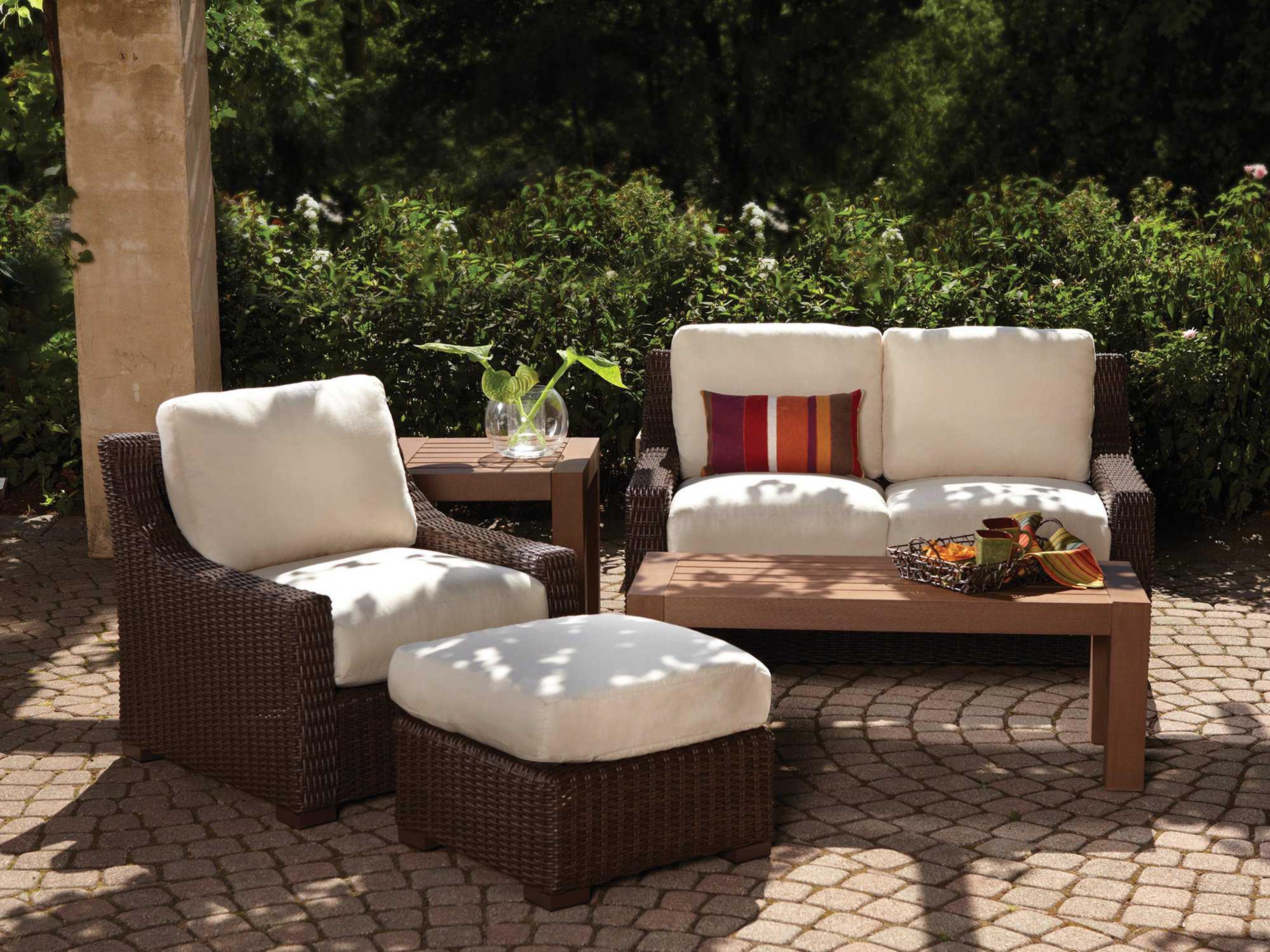 Mesa Wicker Cushion Outdoor Patio Lounge Set