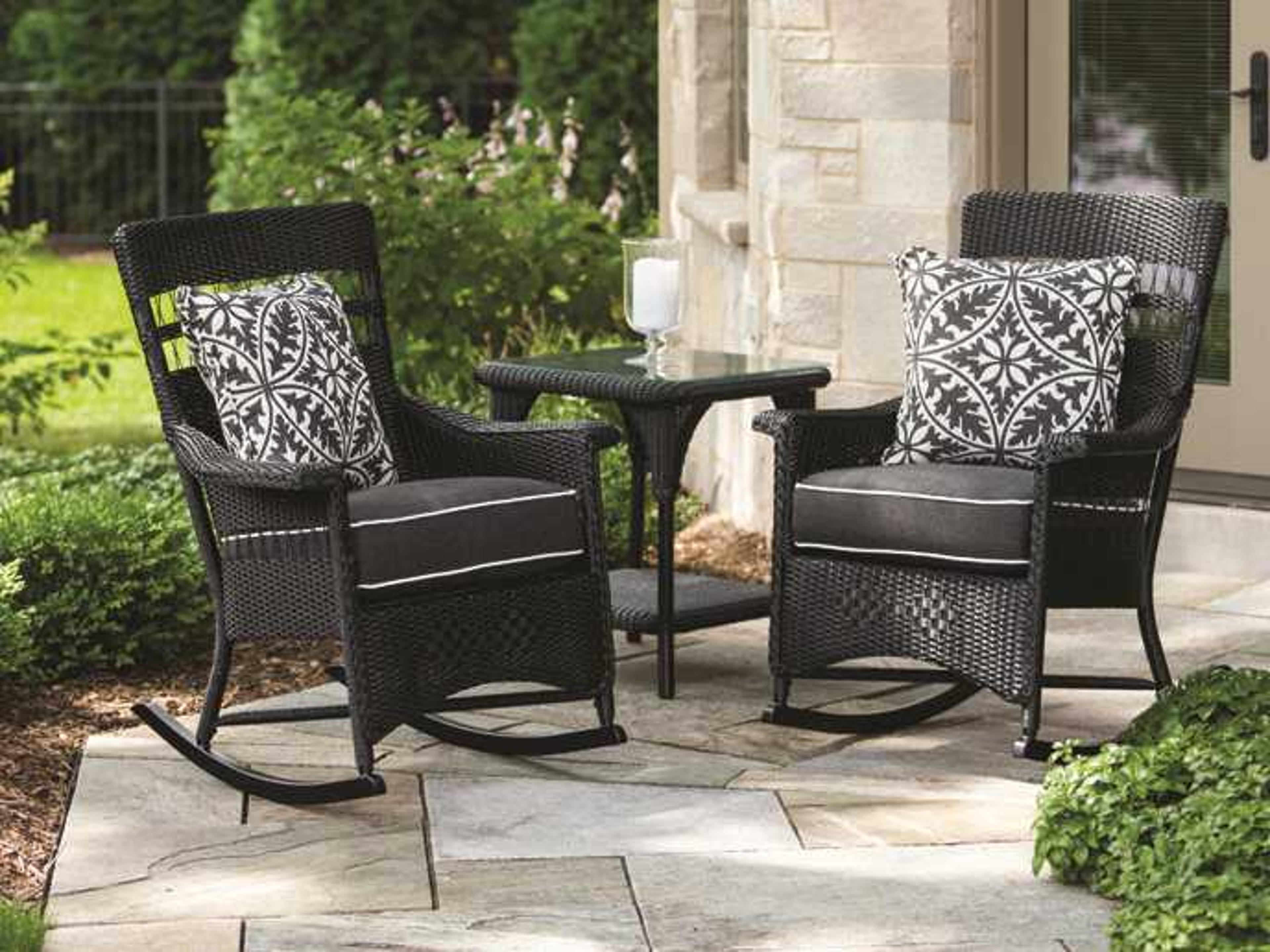 Nantucket Wicker Outdoor Patio Lounge Set