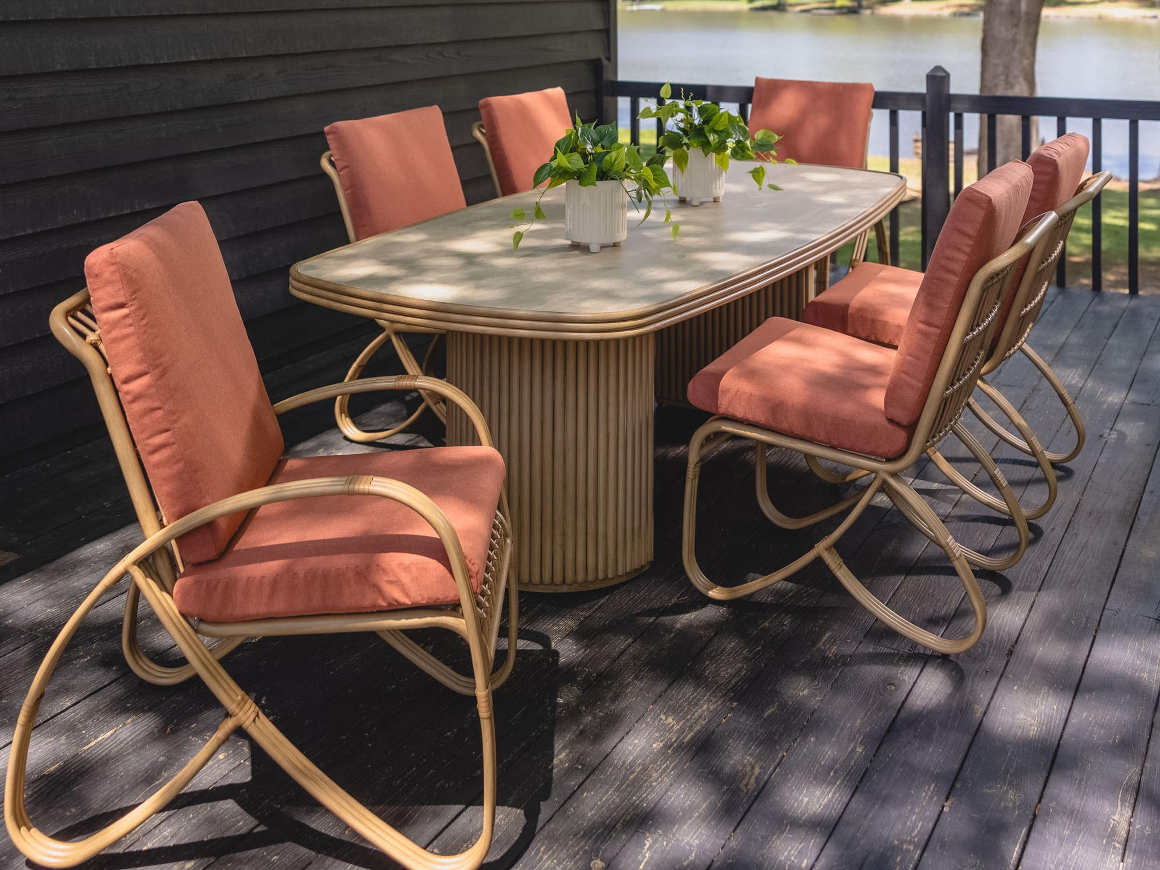 Lloyd Flanders Riviera Aluminum Dining Set