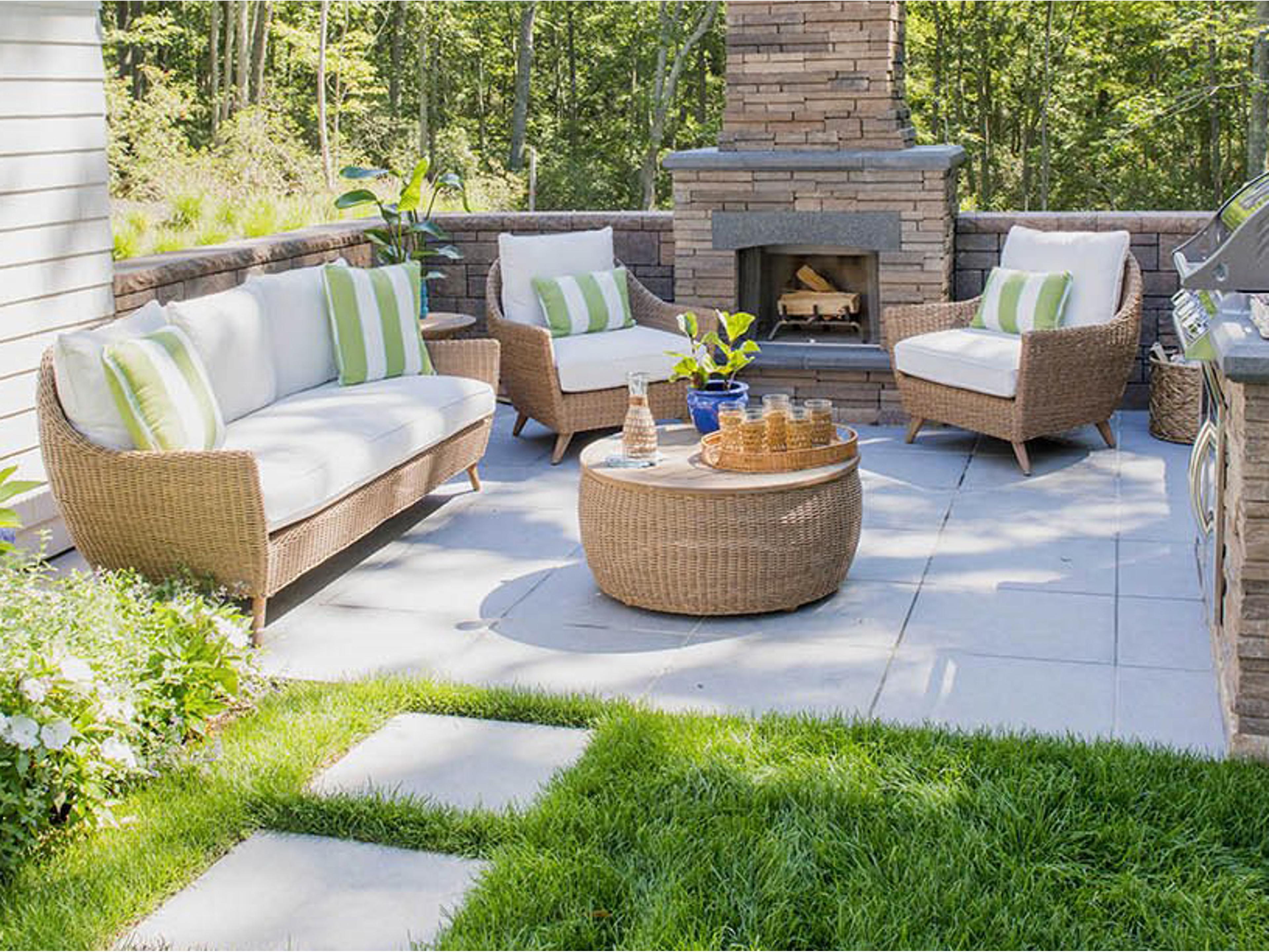 Tobago Wicker Patio Lounge Set