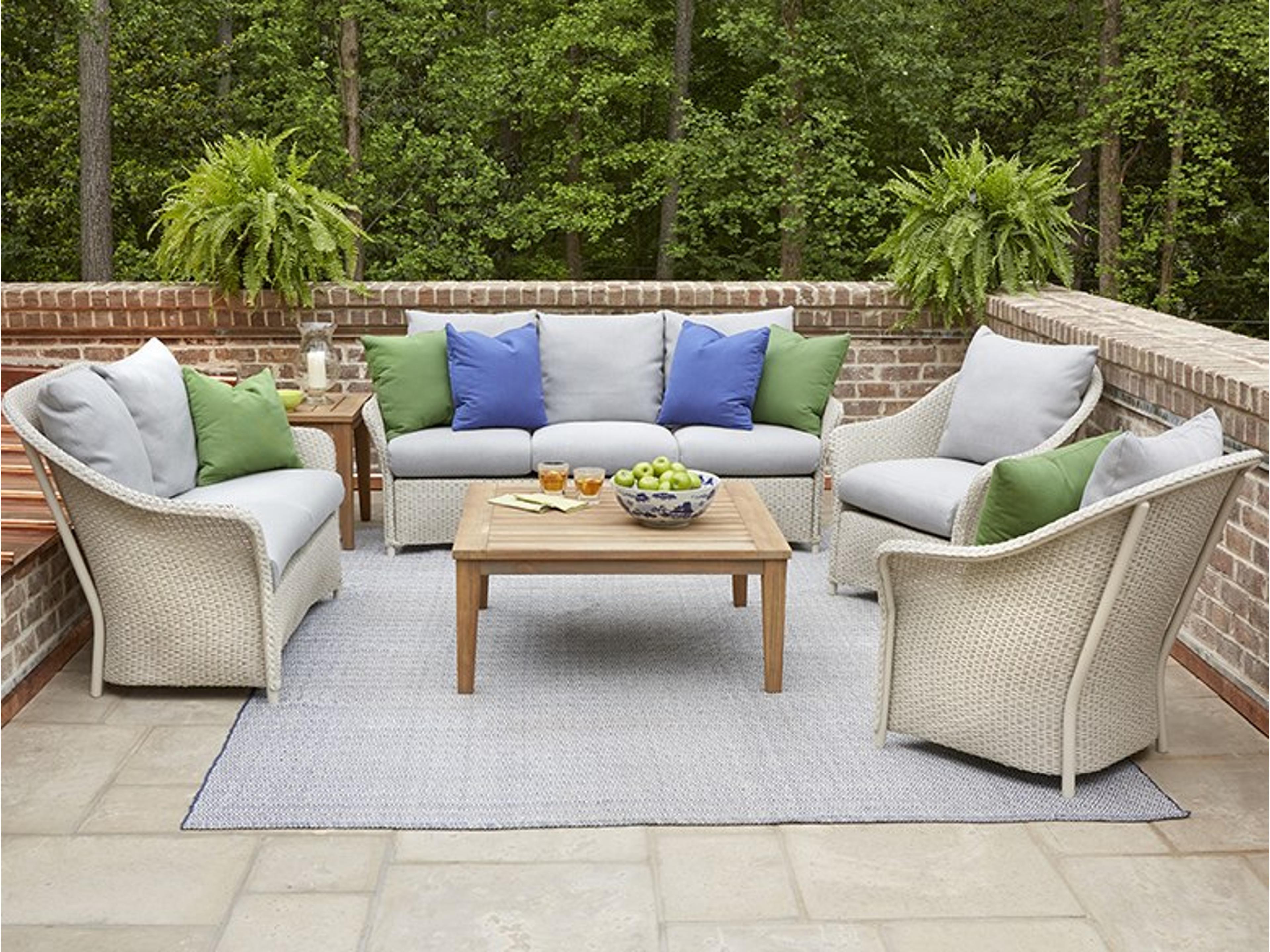 Weekend Retreat Wicker Cushion Lounge Set