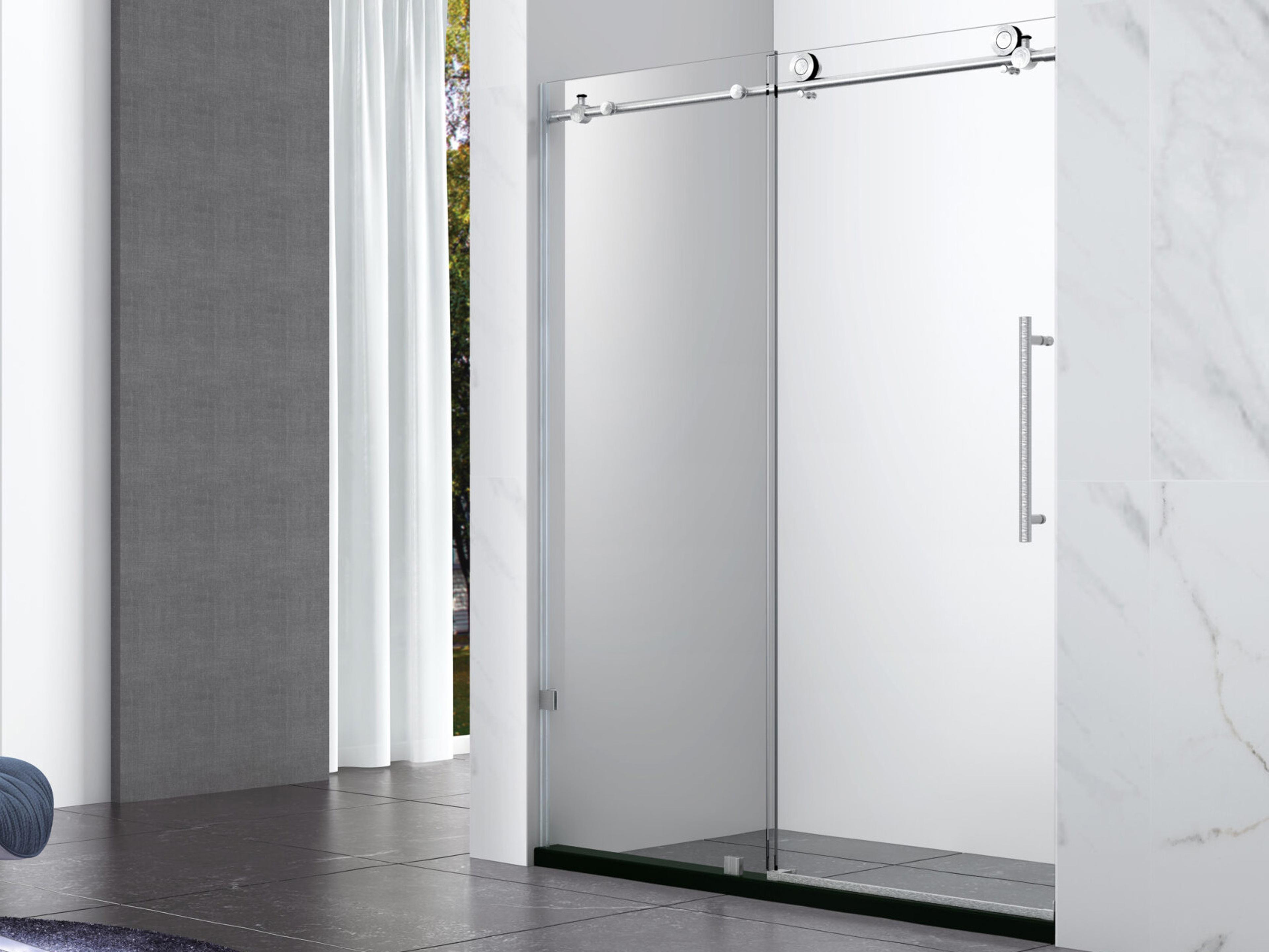 Gd Shower Door With Brushed Nickel Hardware