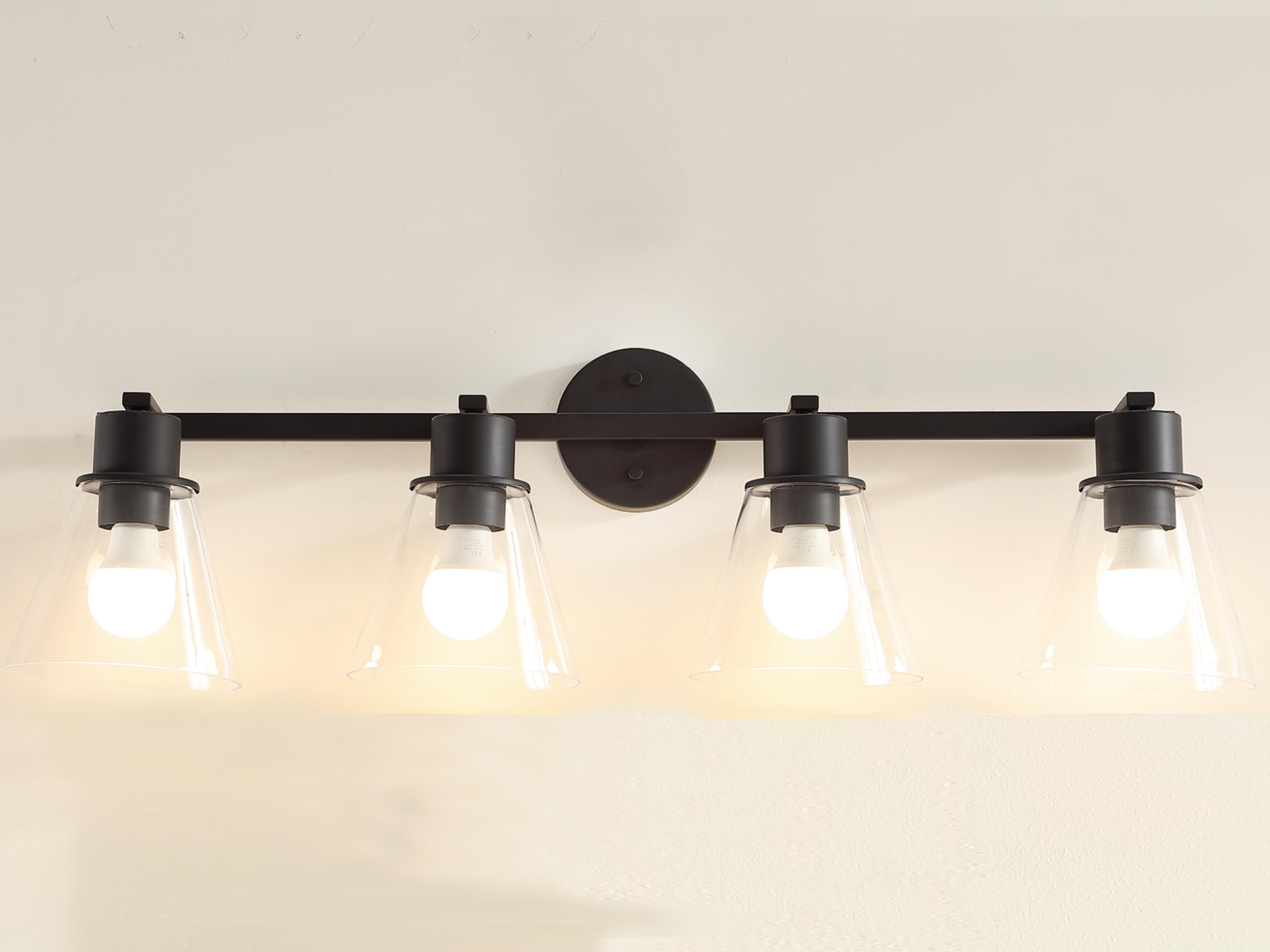 Lm Lighting Oil Rubber Black Vanity Light