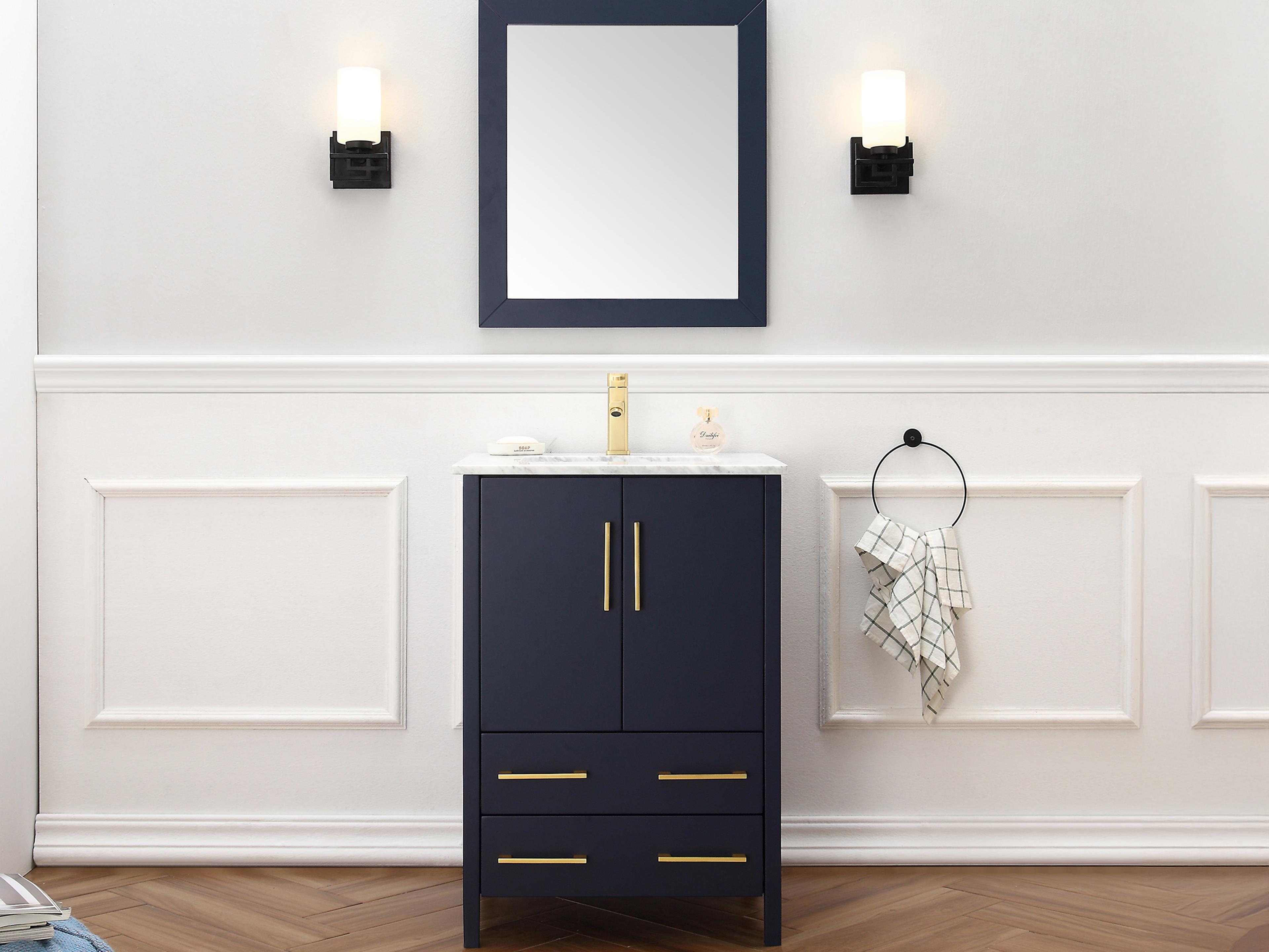 Wa Series Blue Vanity