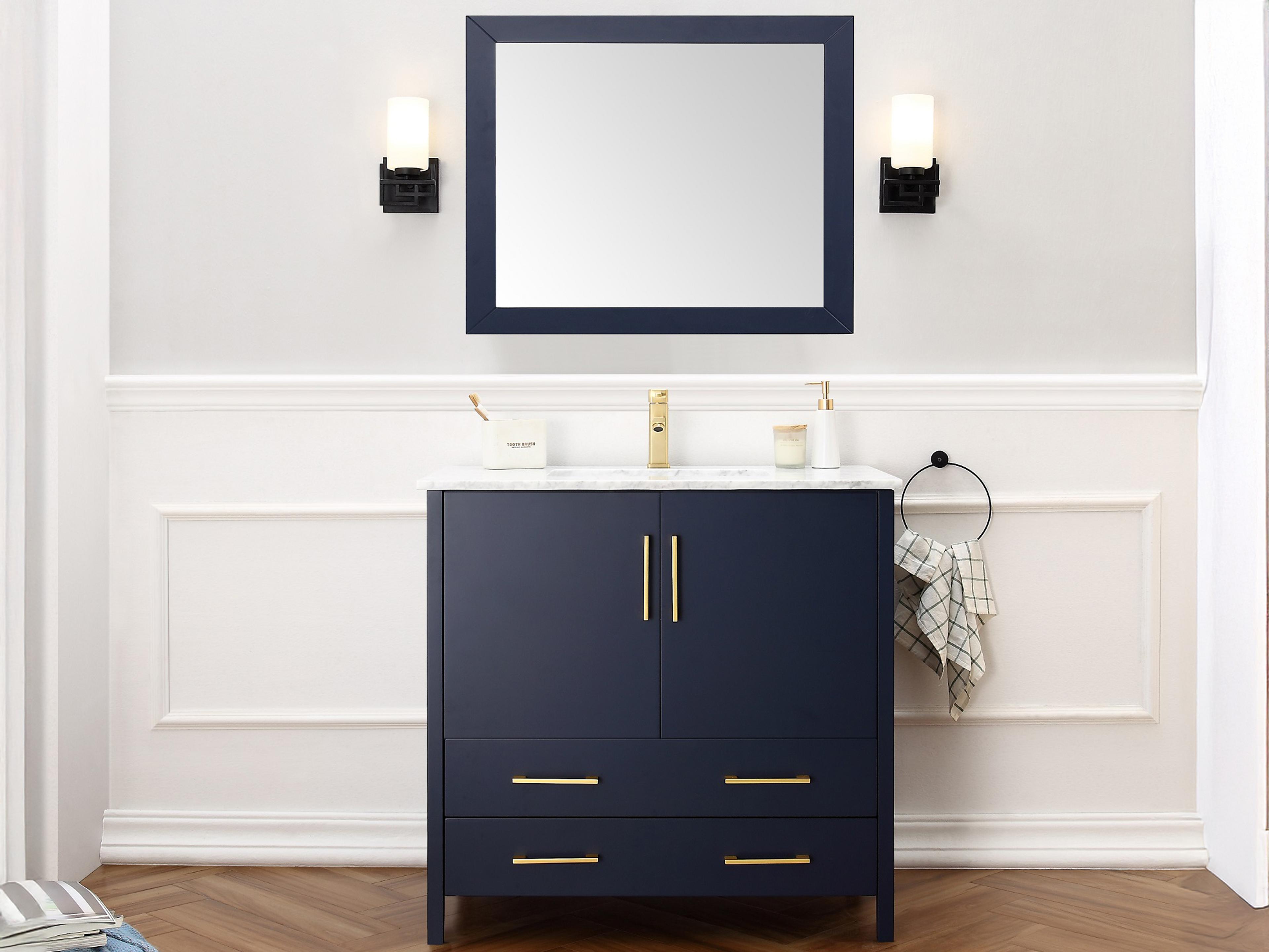 Wa Series Blue Vanity