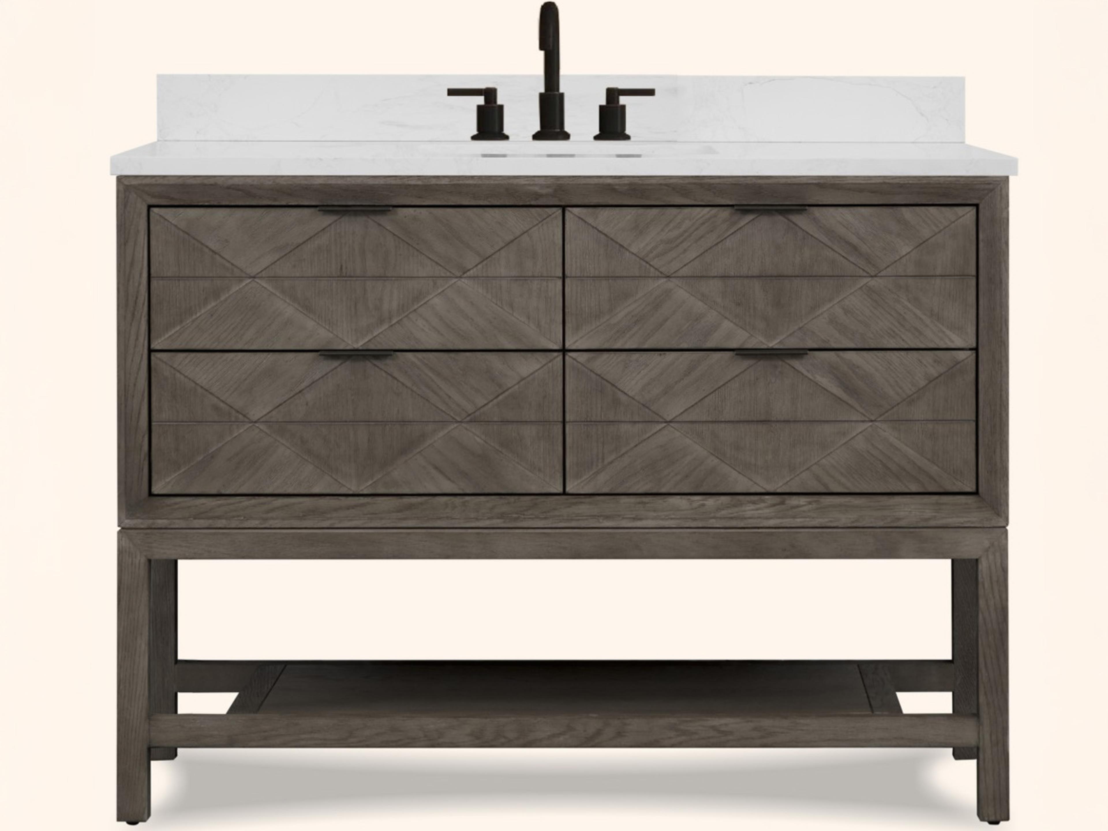 Legion Furniture Wh Series Grey Oak Vanity