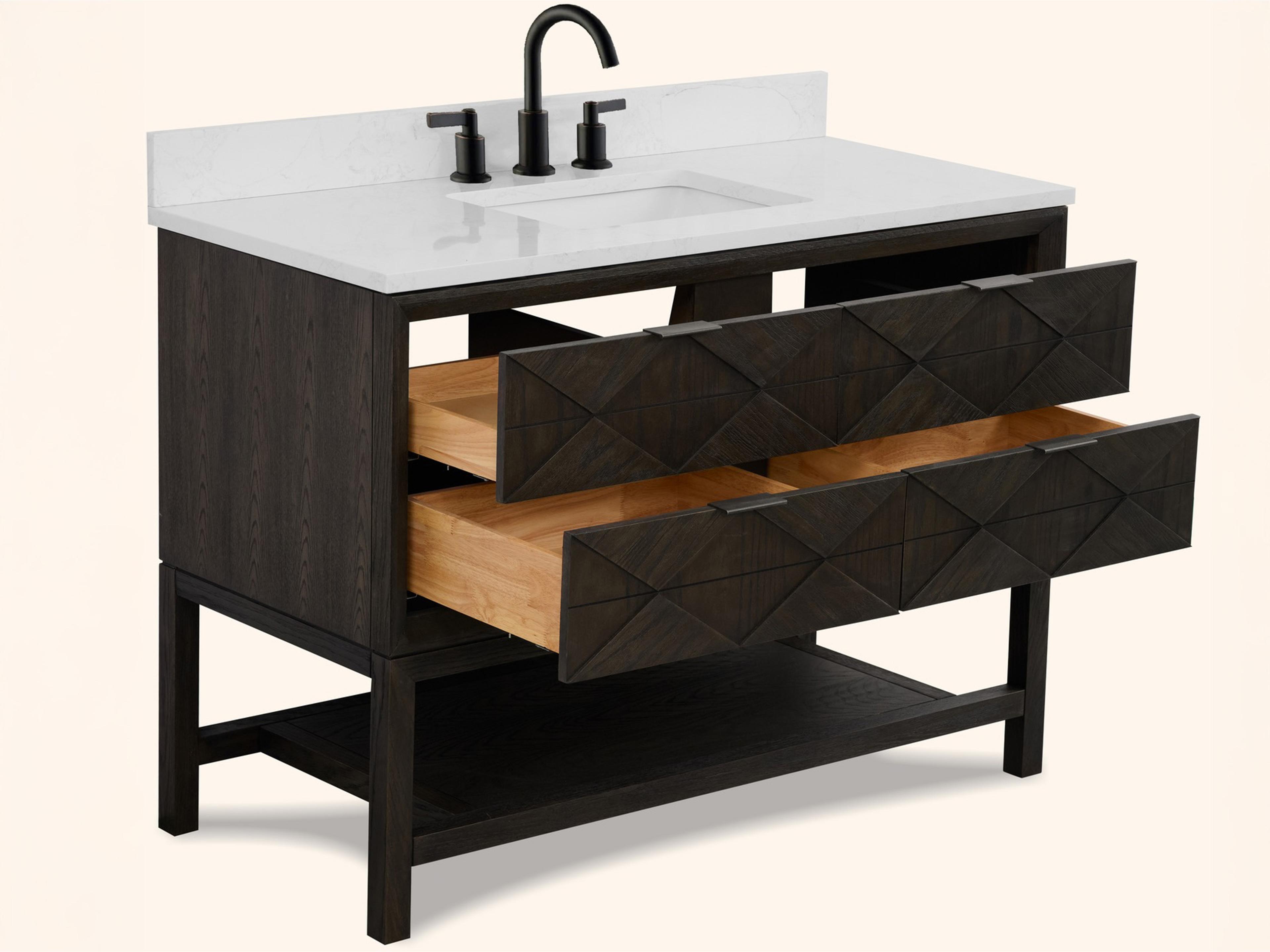 Legion Furniture Wh Series Grey Oak Vanity