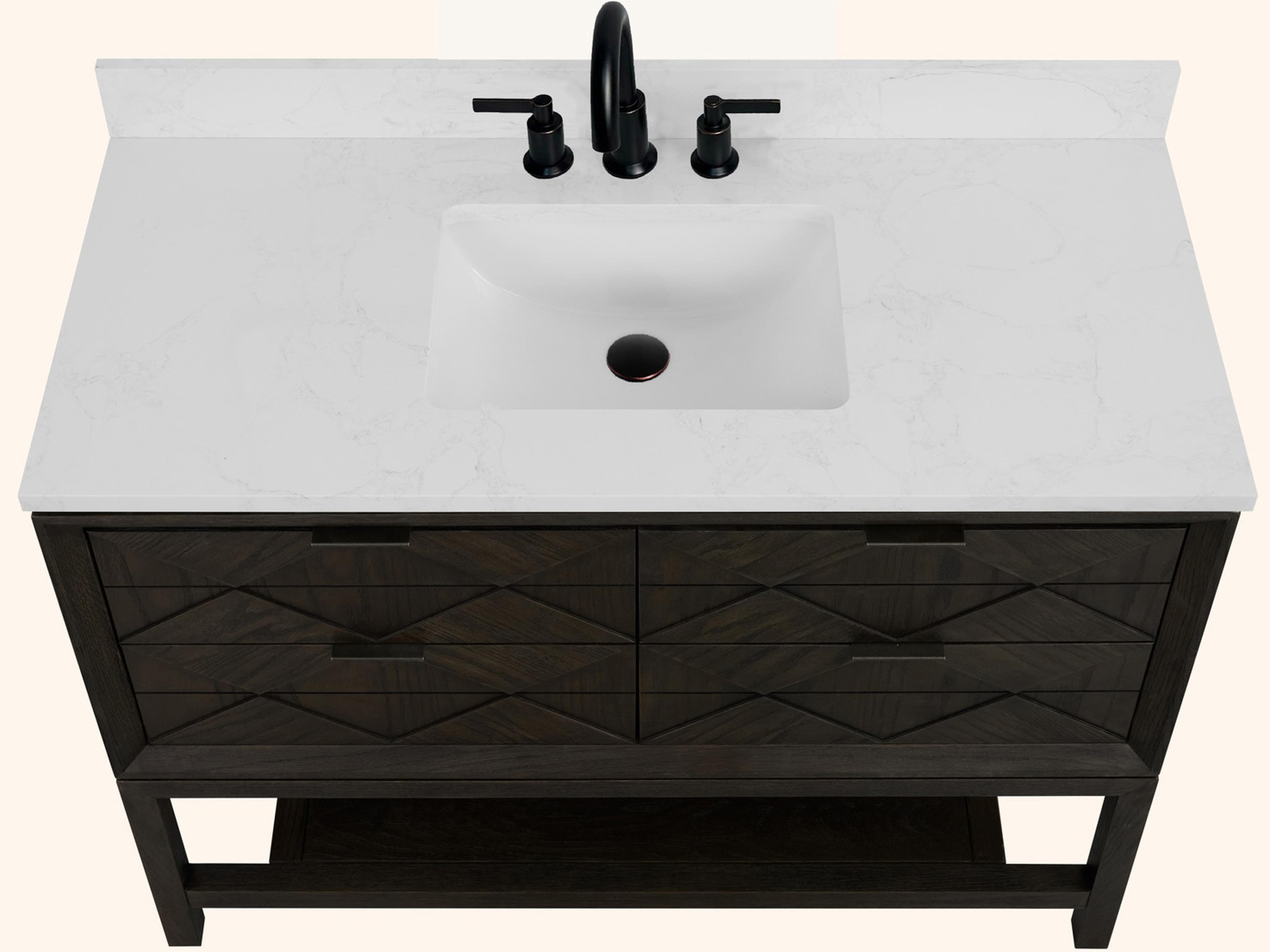 Legion Furniture Wh Series Grey Oak Vanity