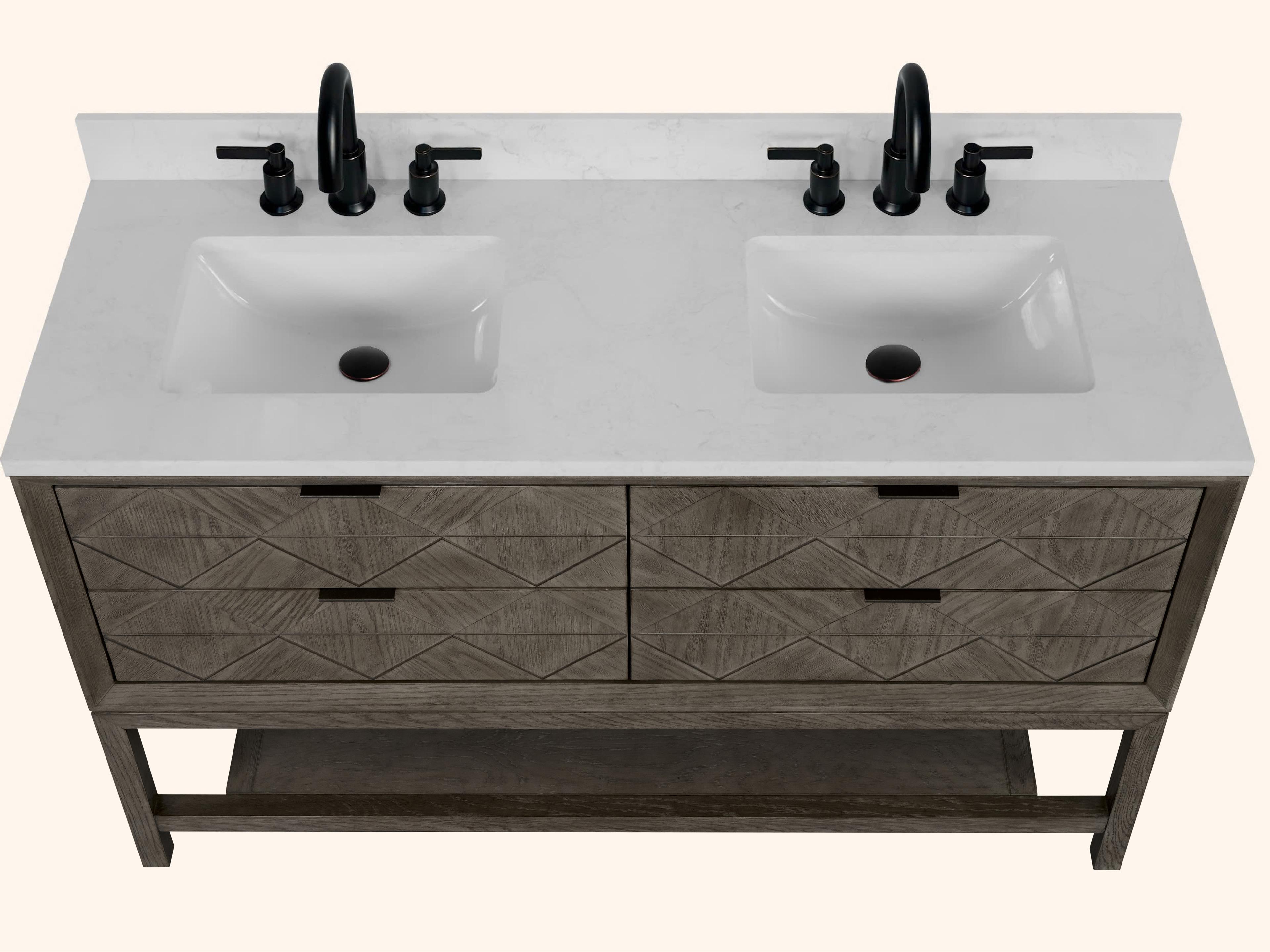Legion Furniture Wh Series Grey Oak Vanity
