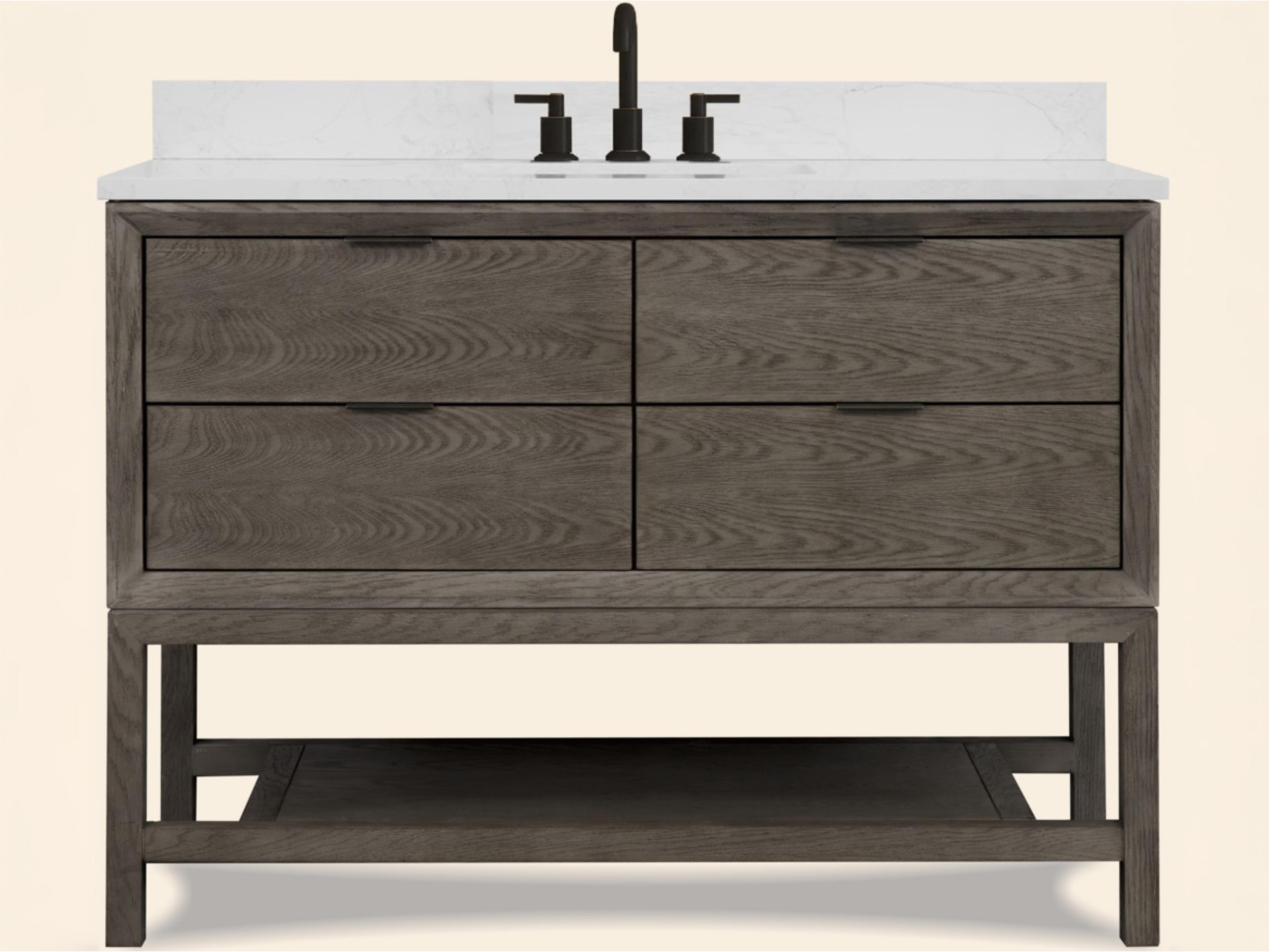 Legion Furniture Wh Series Grey Oak Vanity