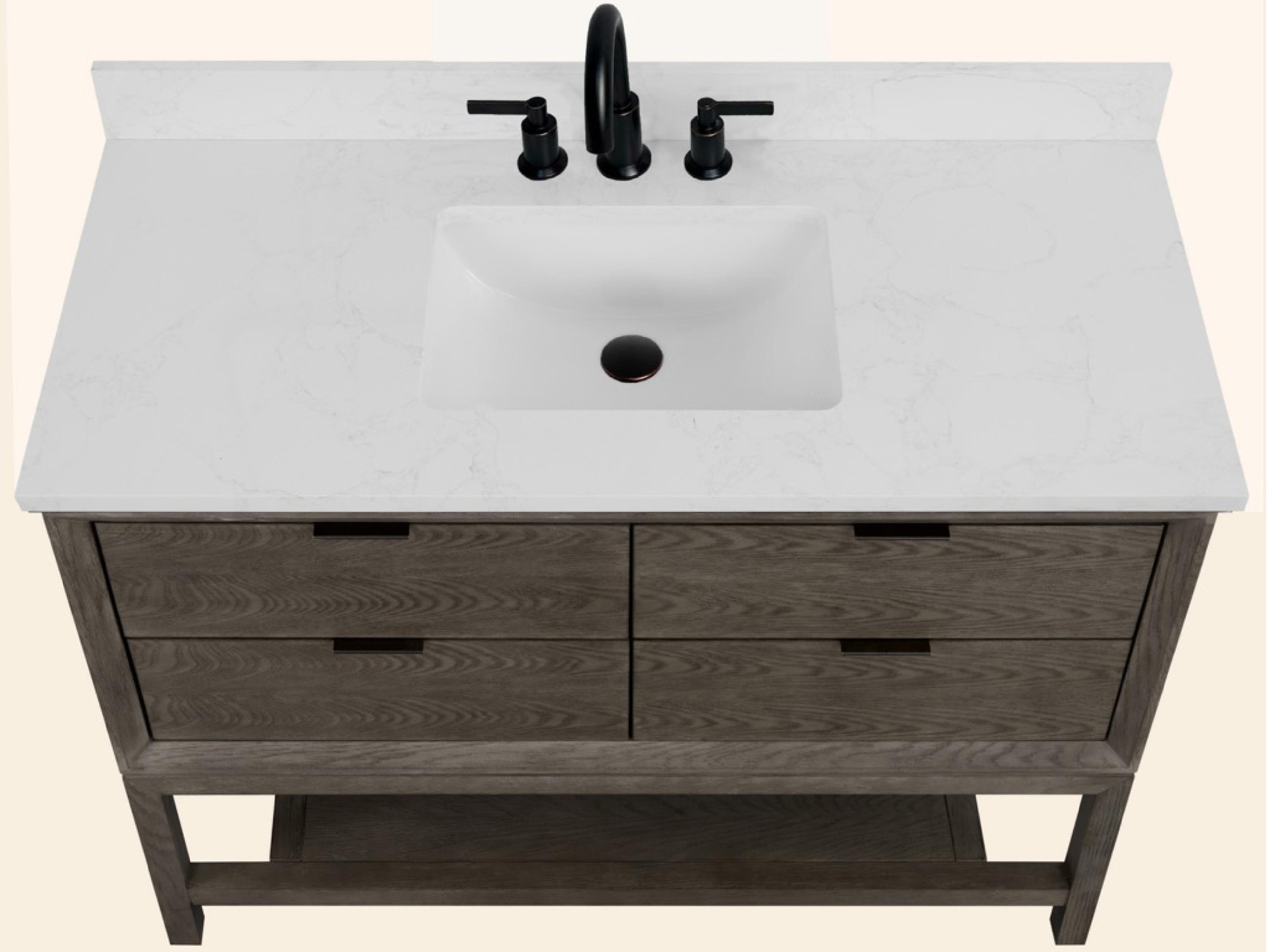 Legion Furniture Wh Series Grey Oak Vanity
