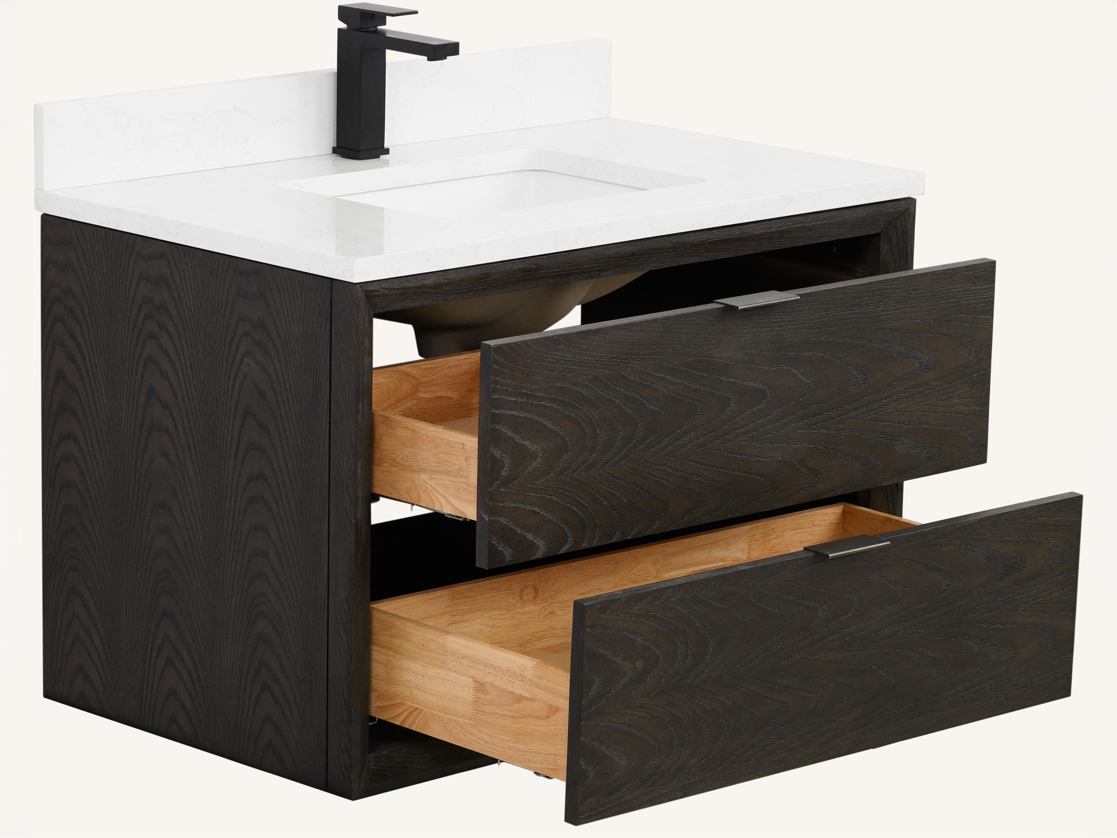 Legion Furniture Wh Series Brown Oak Vanity